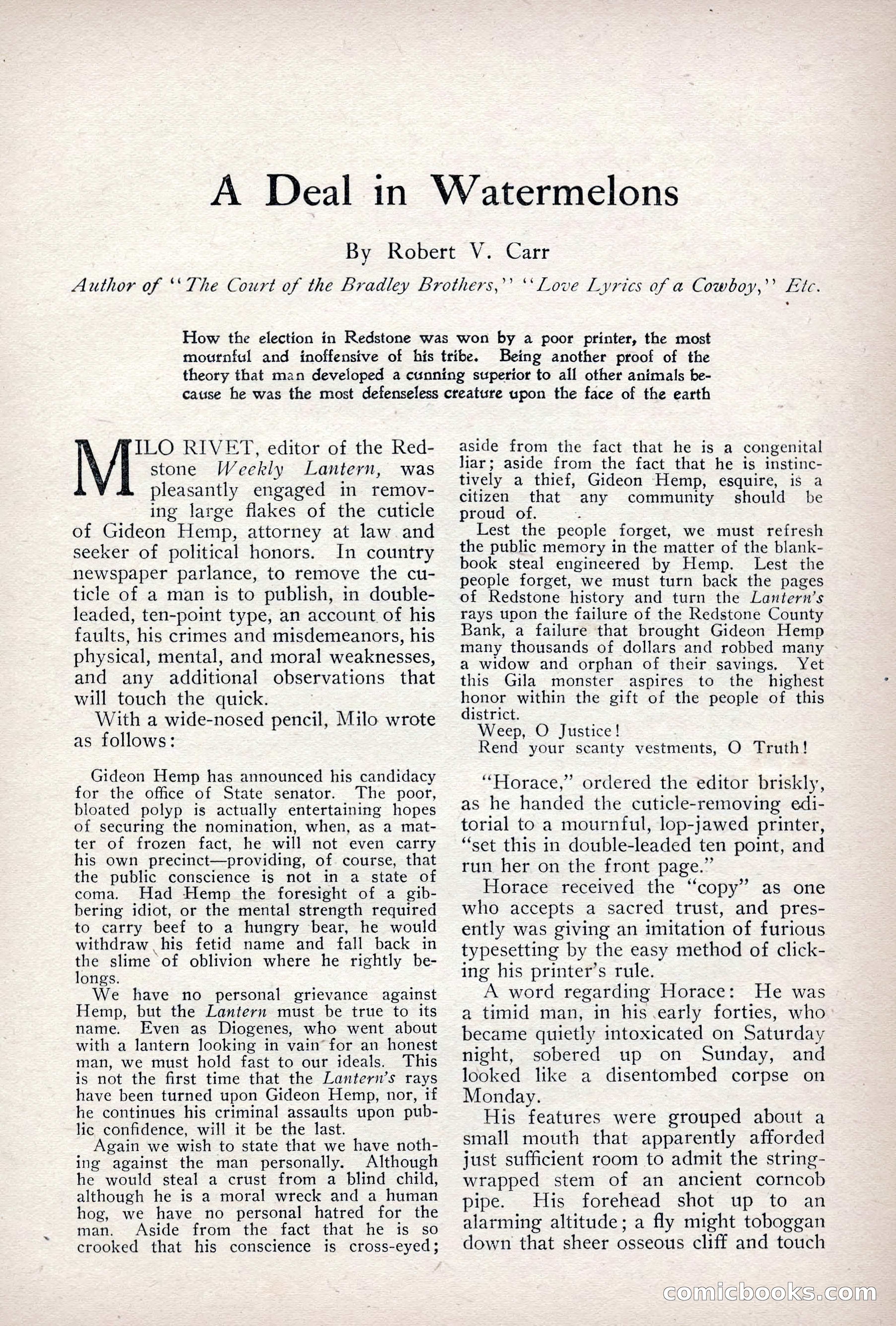 The Popular Magazine, Vol. 31, No. 4 — page 124 of 263