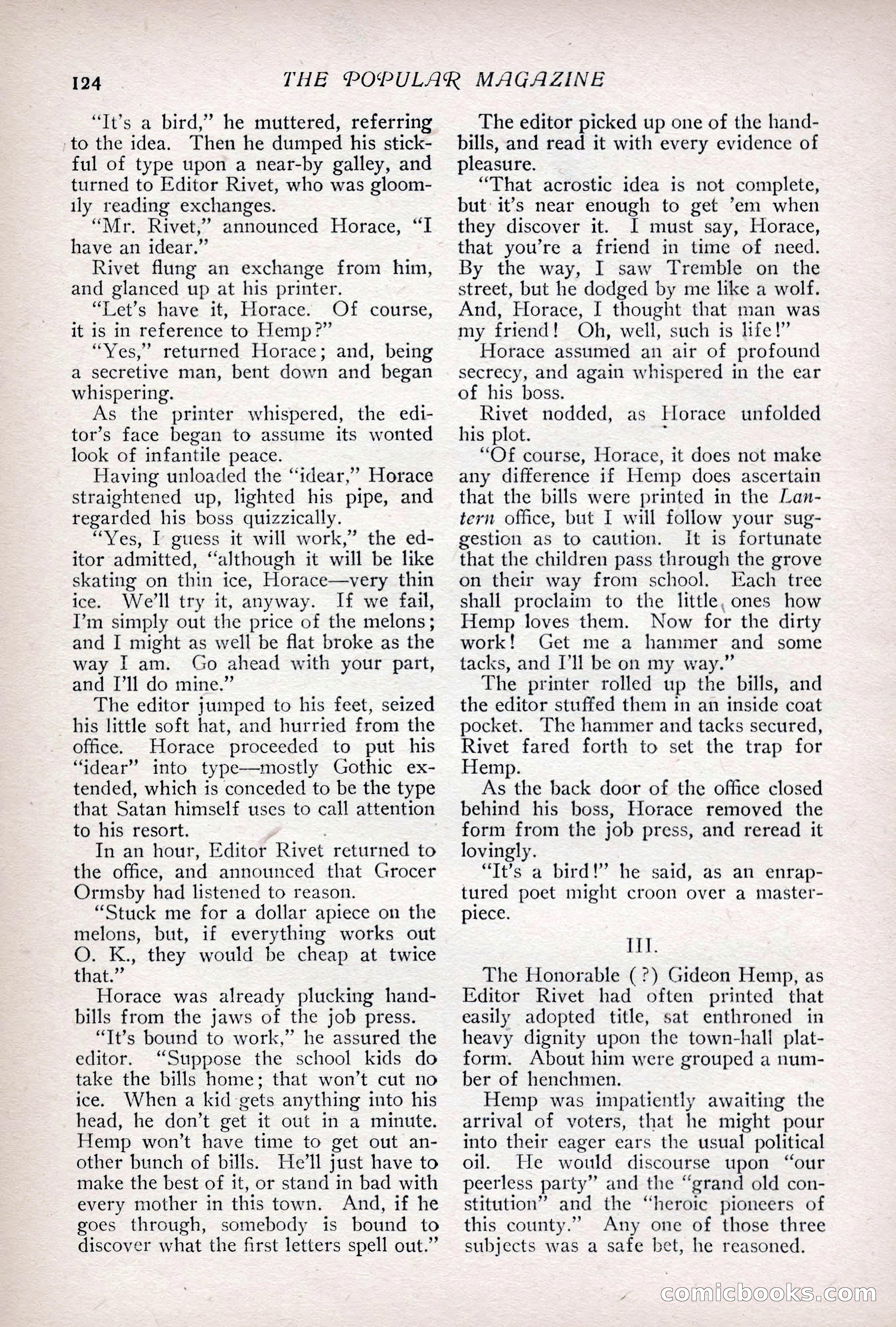 The Popular Magazine, Vol. 31, No. 4 — page 127 of 263
