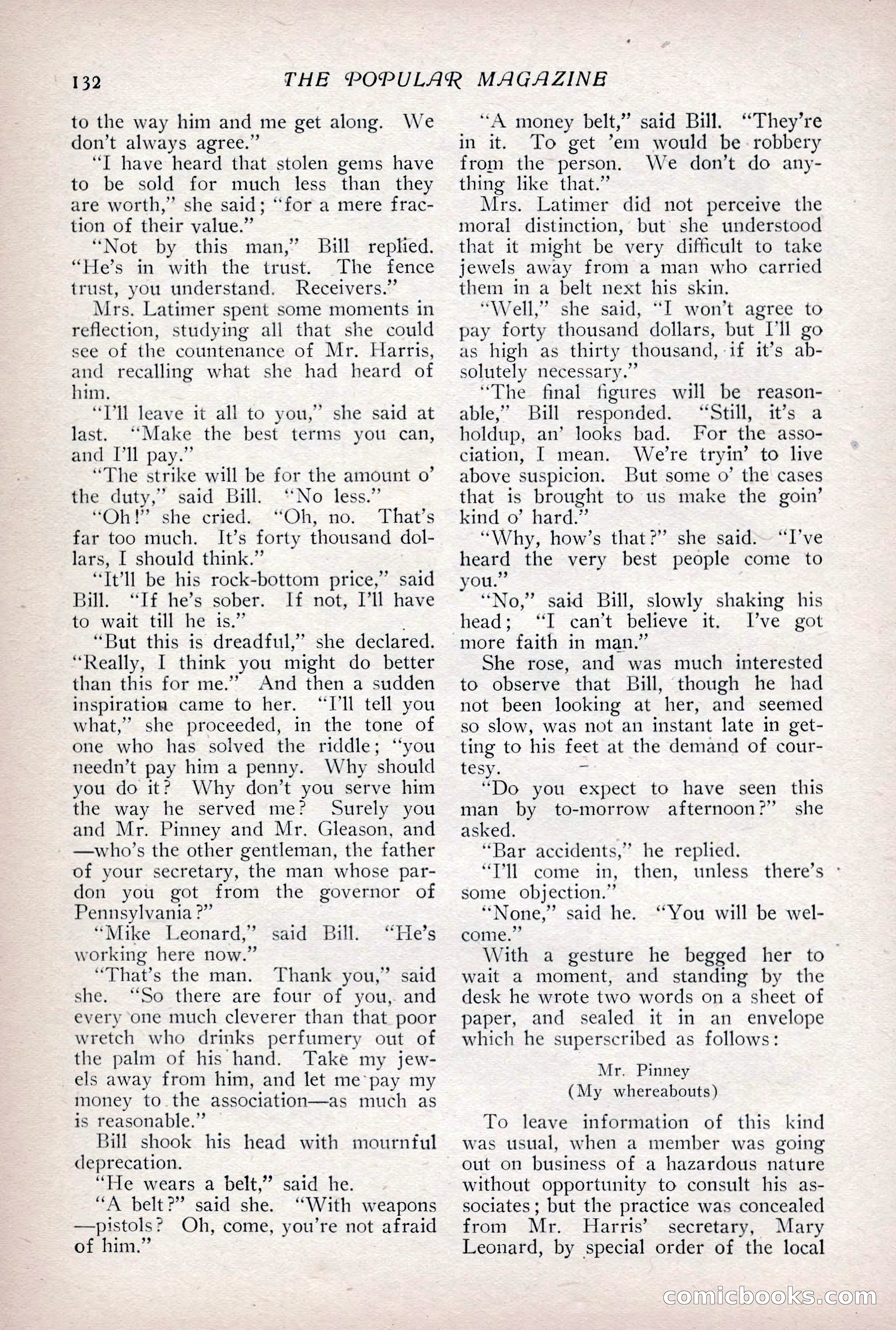 The Popular Magazine, Vol. 31, No. 4 — page 135 of 263