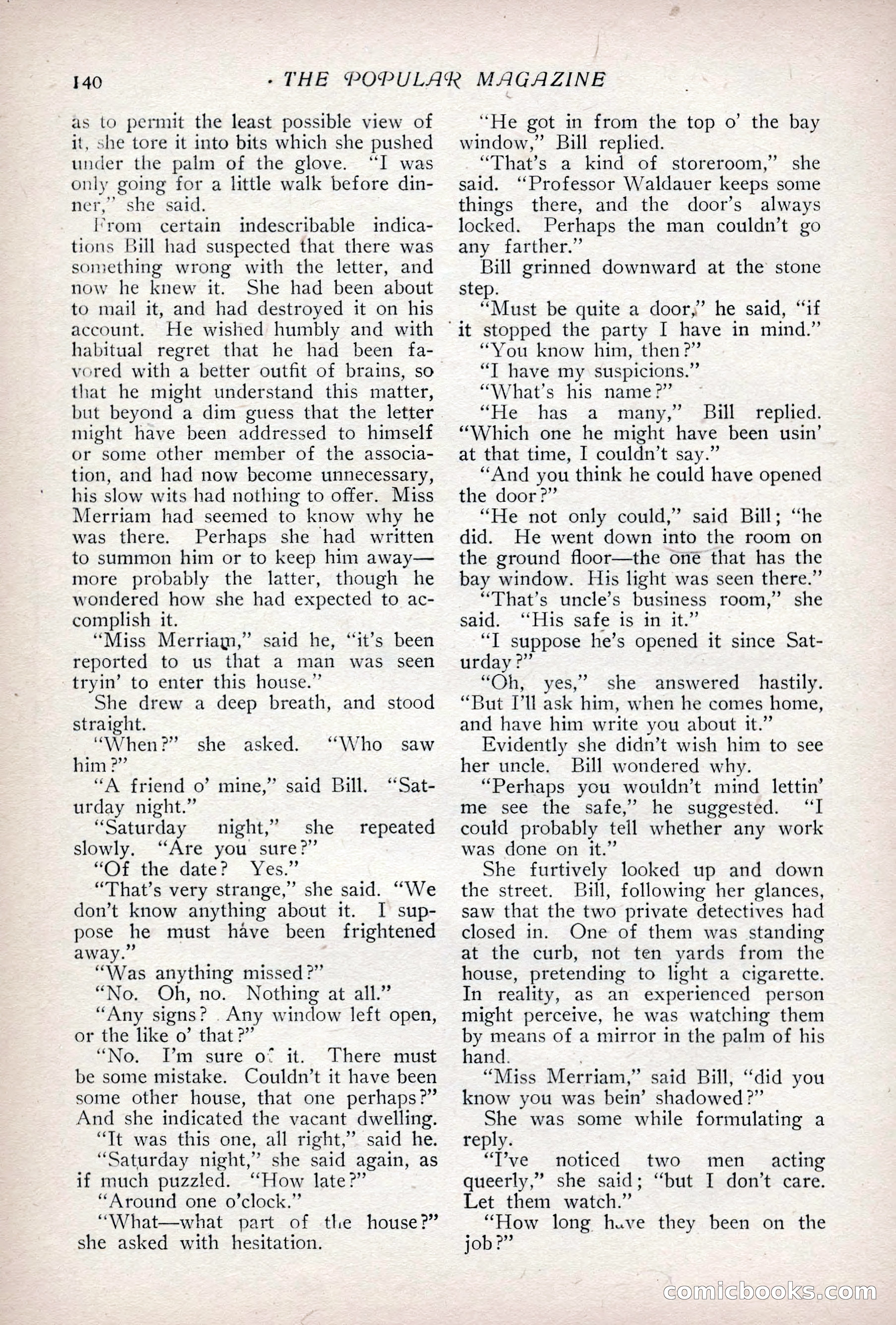 The Popular Magazine, Vol. 31, No. 4 — page 143 of 263