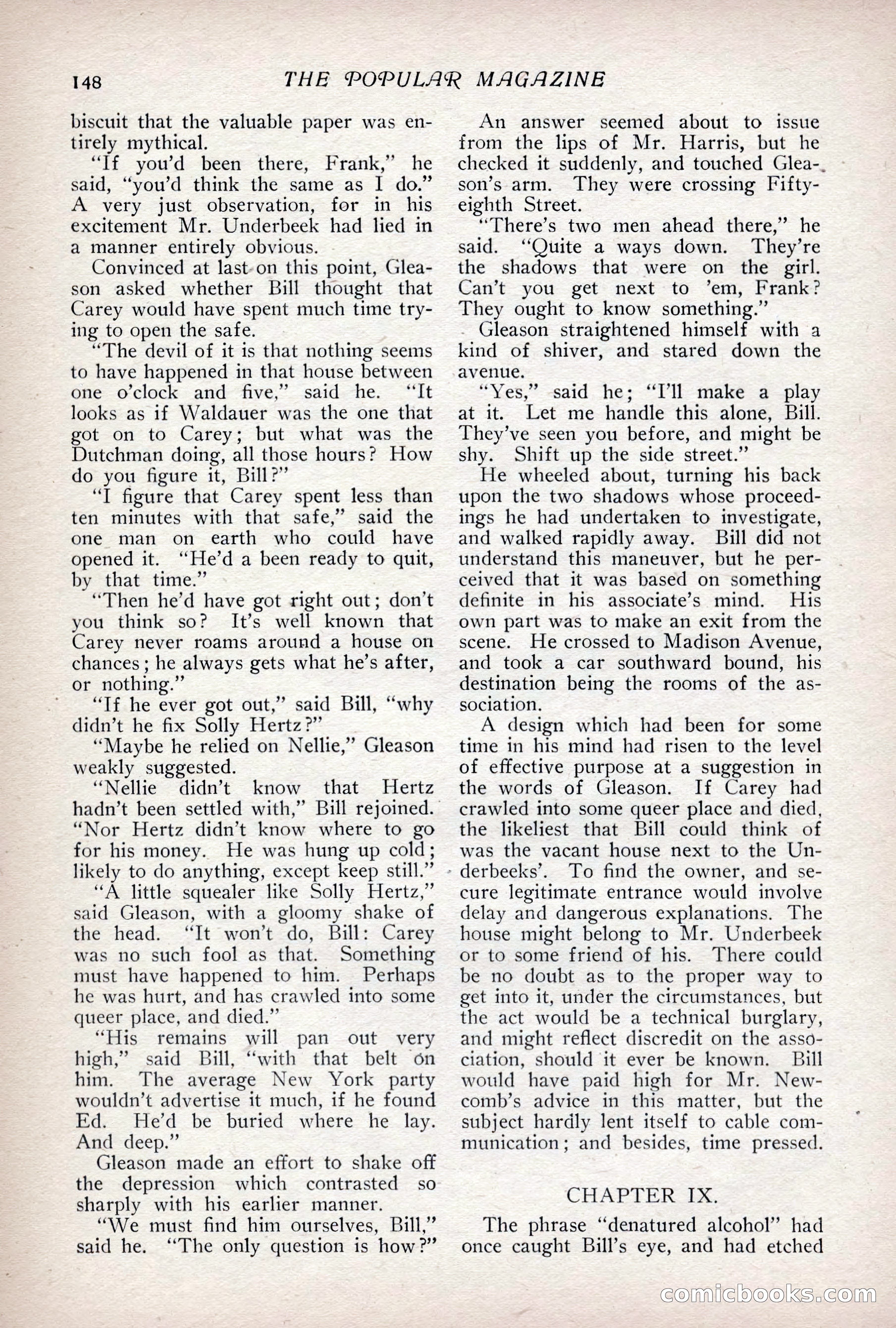 The Popular Magazine, Vol. 31, No. 4 — page 151 of 263