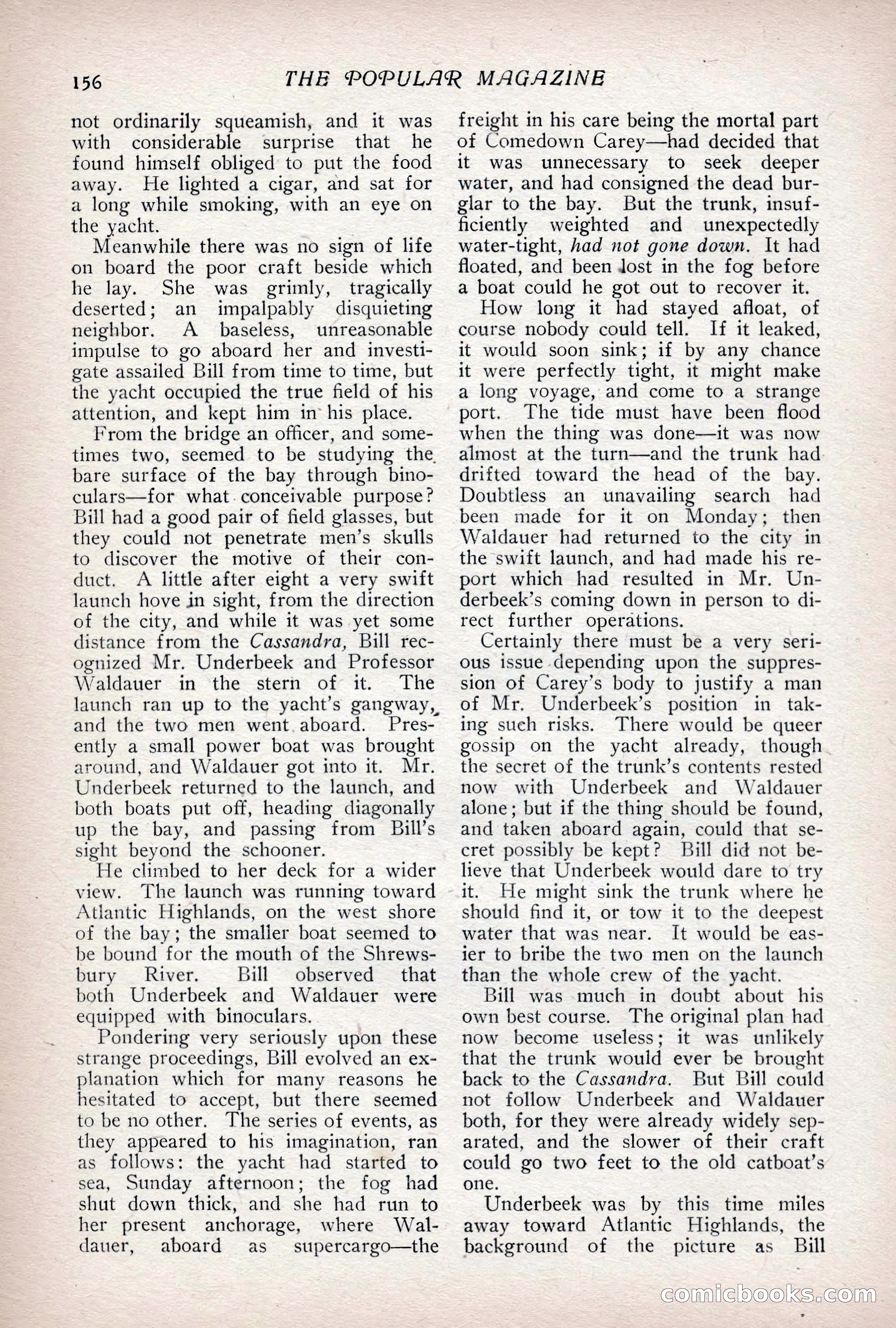The Popular Magazine, Vol. 31, No. 4 — page 159 of 263