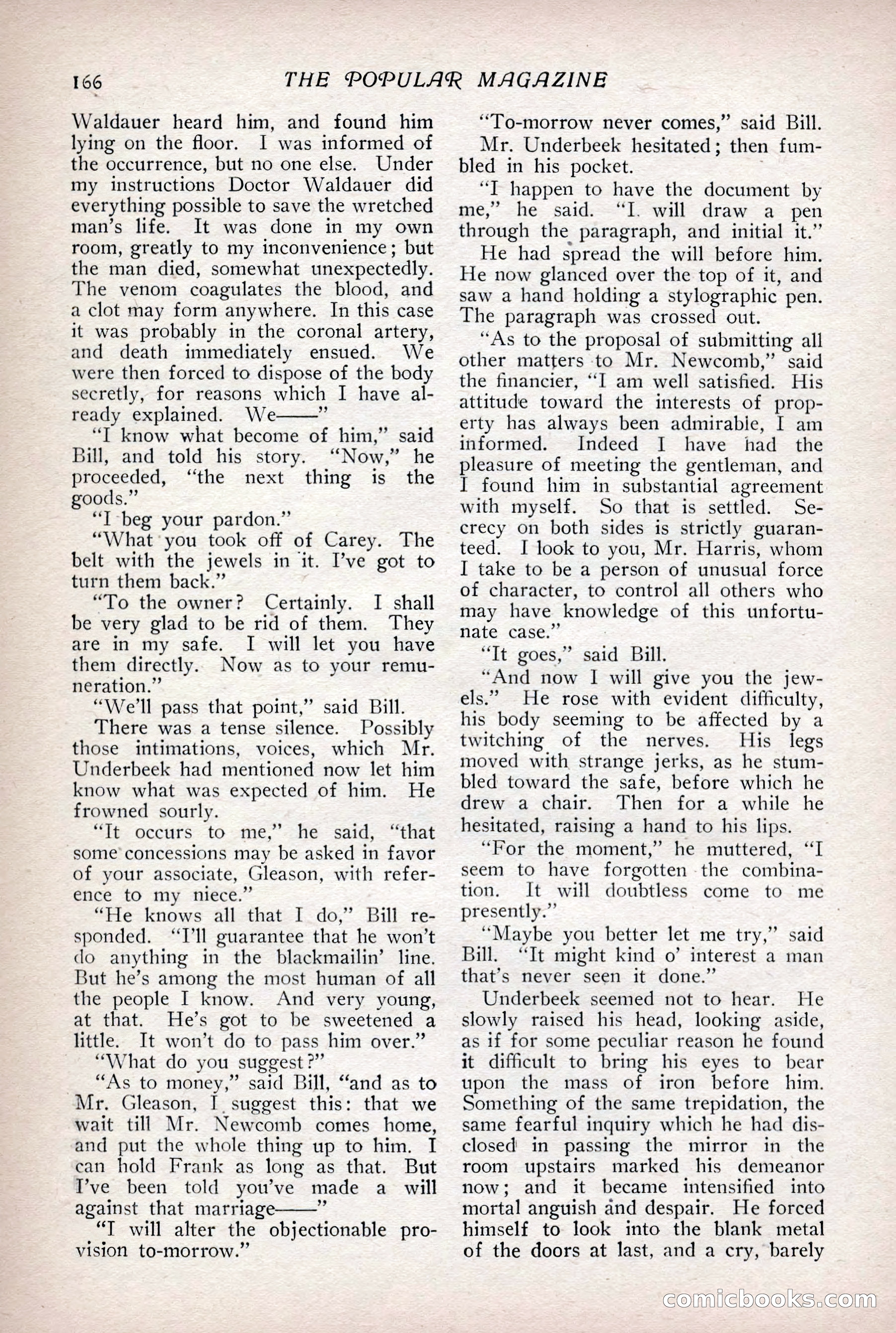 The Popular Magazine, Vol. 31, No. 4 — page 169 of 263