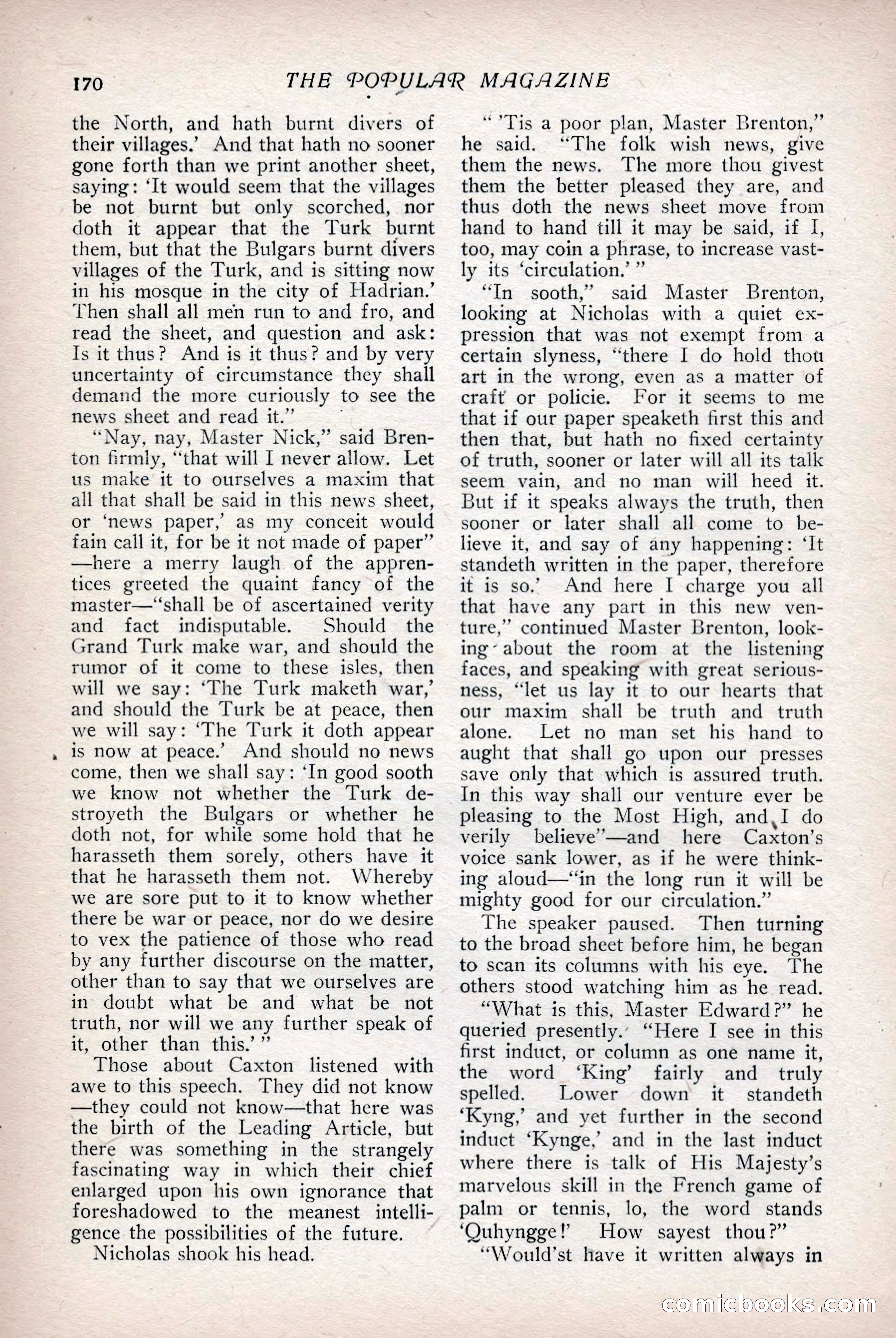The Popular Magazine, Vol. 31, No. 4 — page 173 of 263