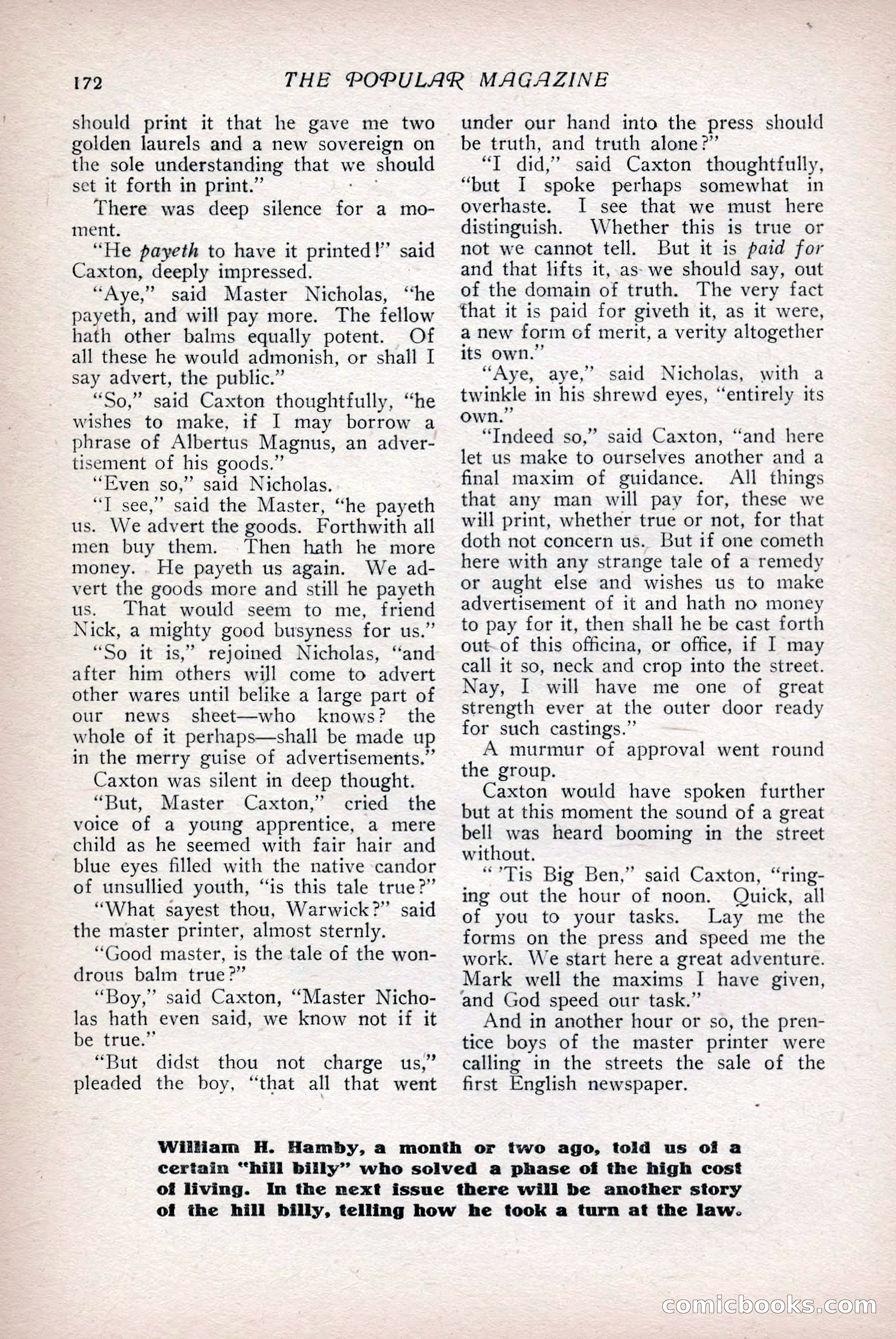 The Popular Magazine, Vol. 31, No. 4 — page 175 of 263