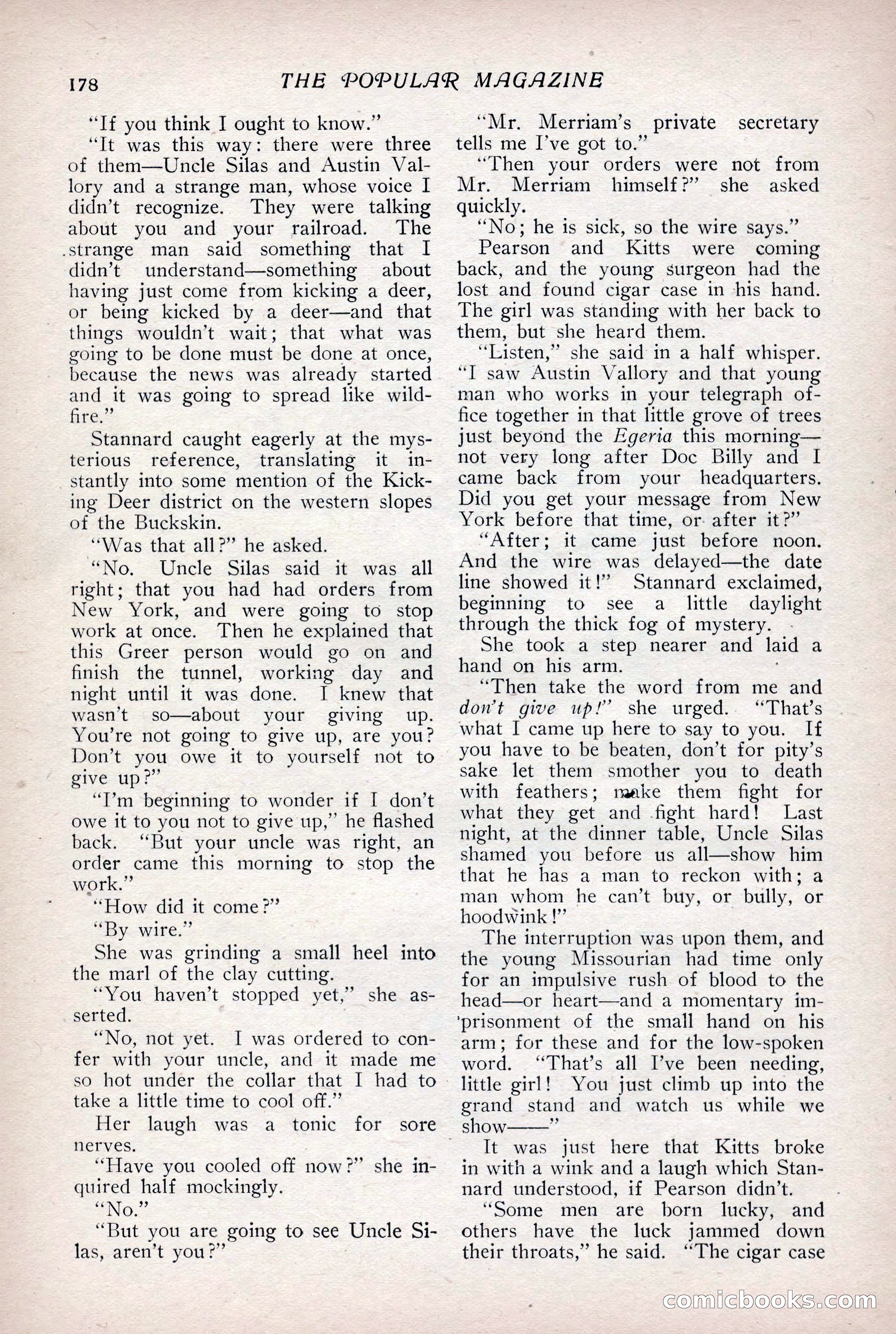 The Popular Magazine, Vol. 31, No. 4 — page 181 of 263