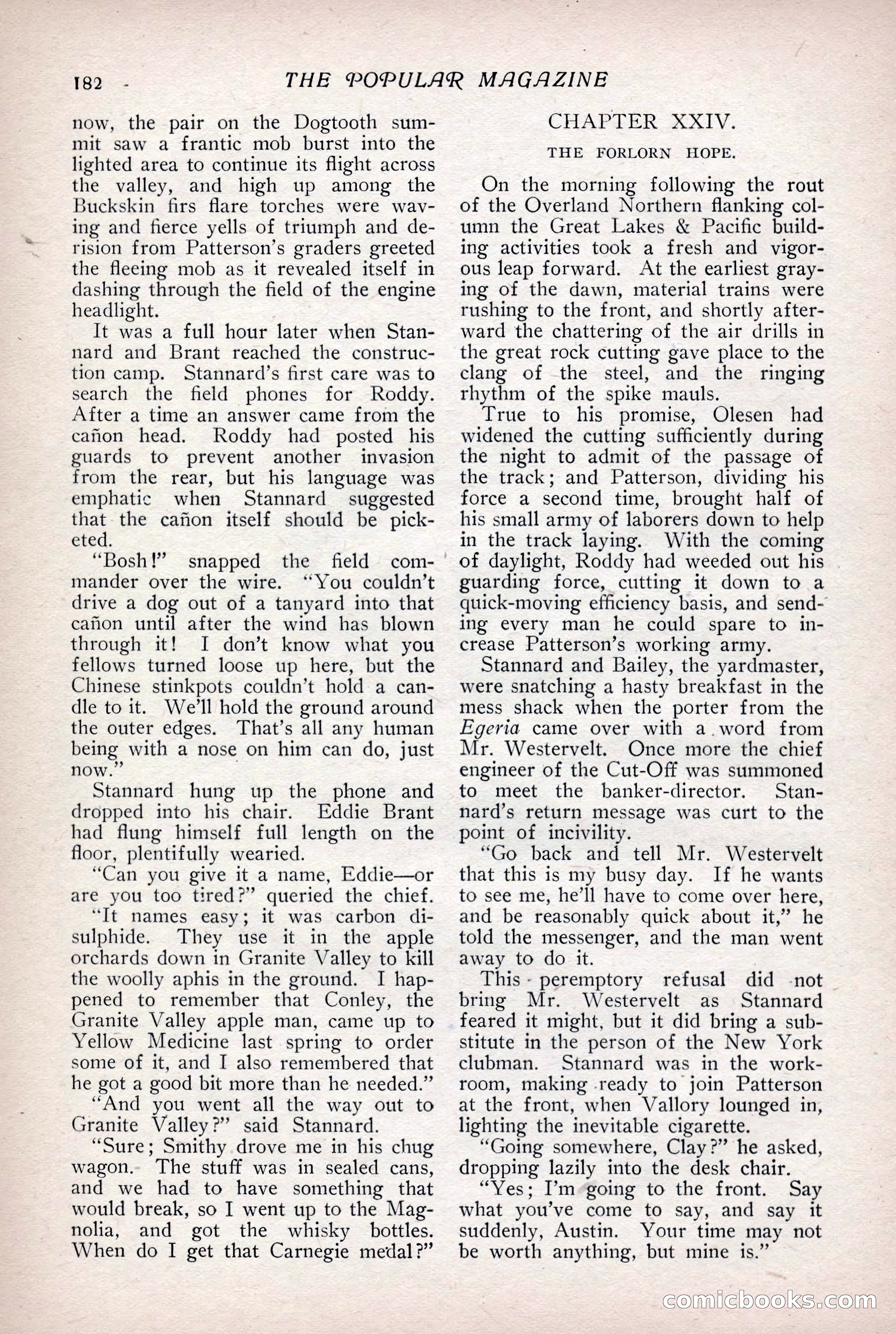 The Popular Magazine, Vol. 31, No. 4 — page 185 of 263