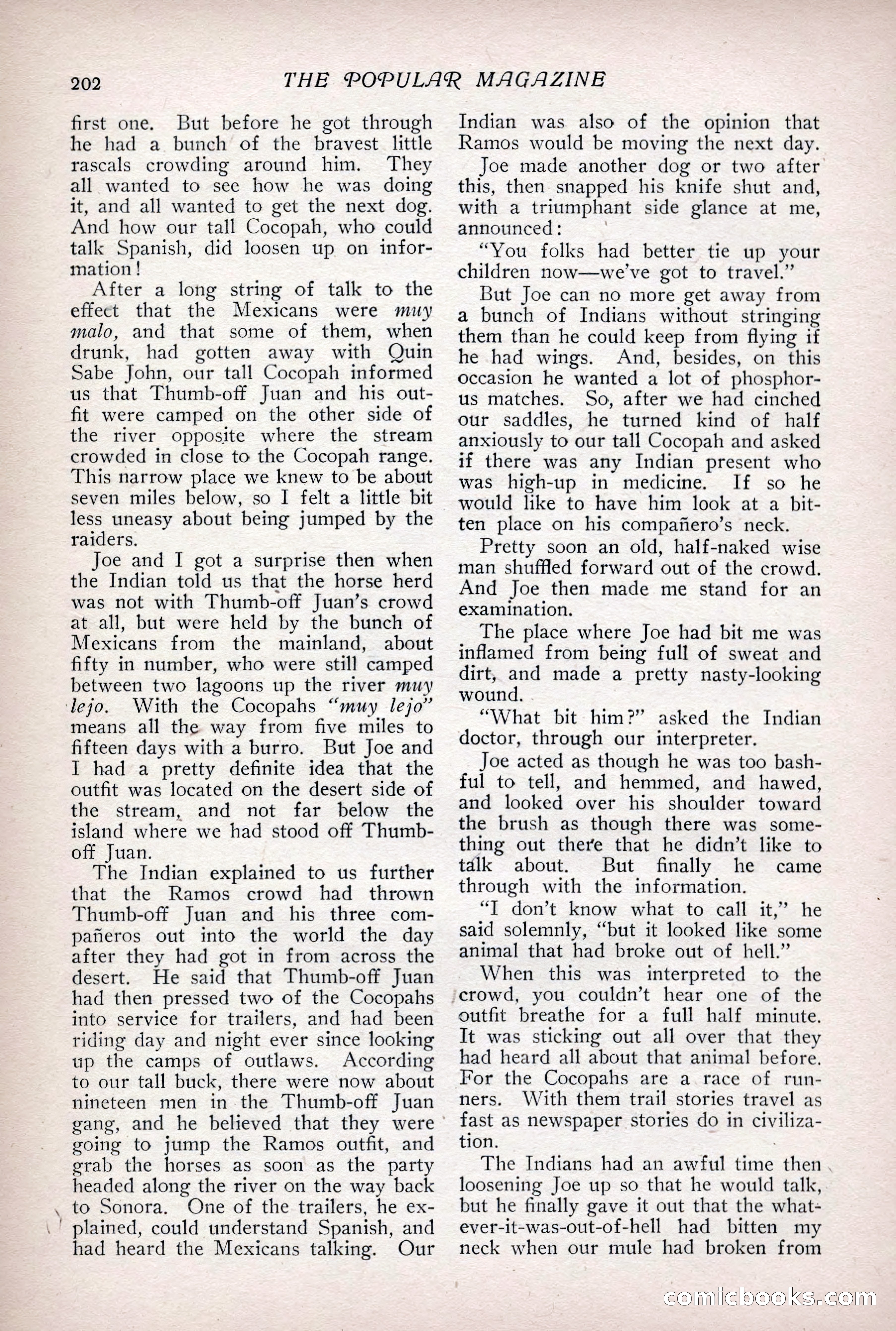 The Popular Magazine, Vol. 31, No. 4 — page 205 of 263