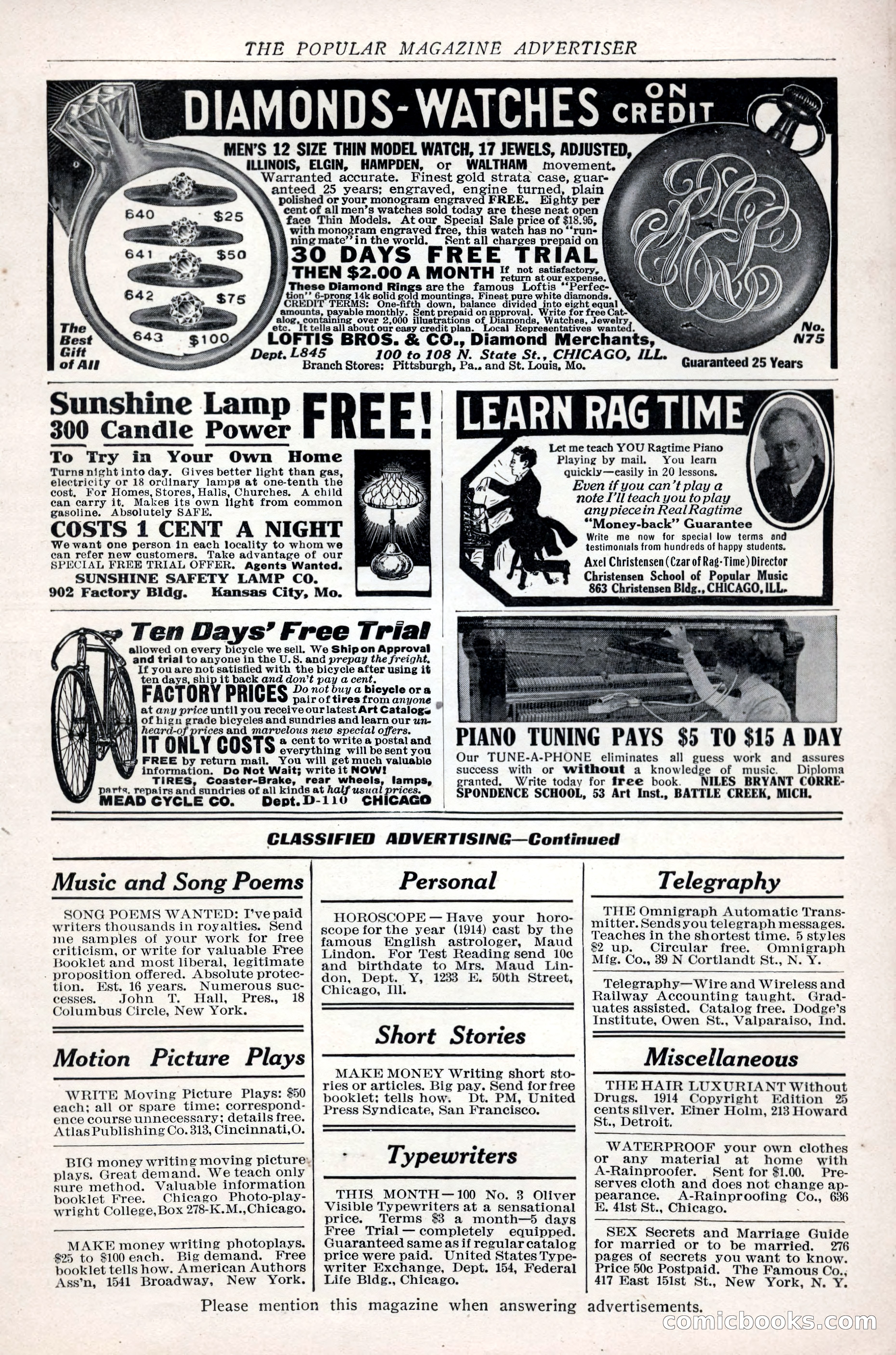 The Popular Magazine, Vol. 31, No. 4 — page 254 of 263