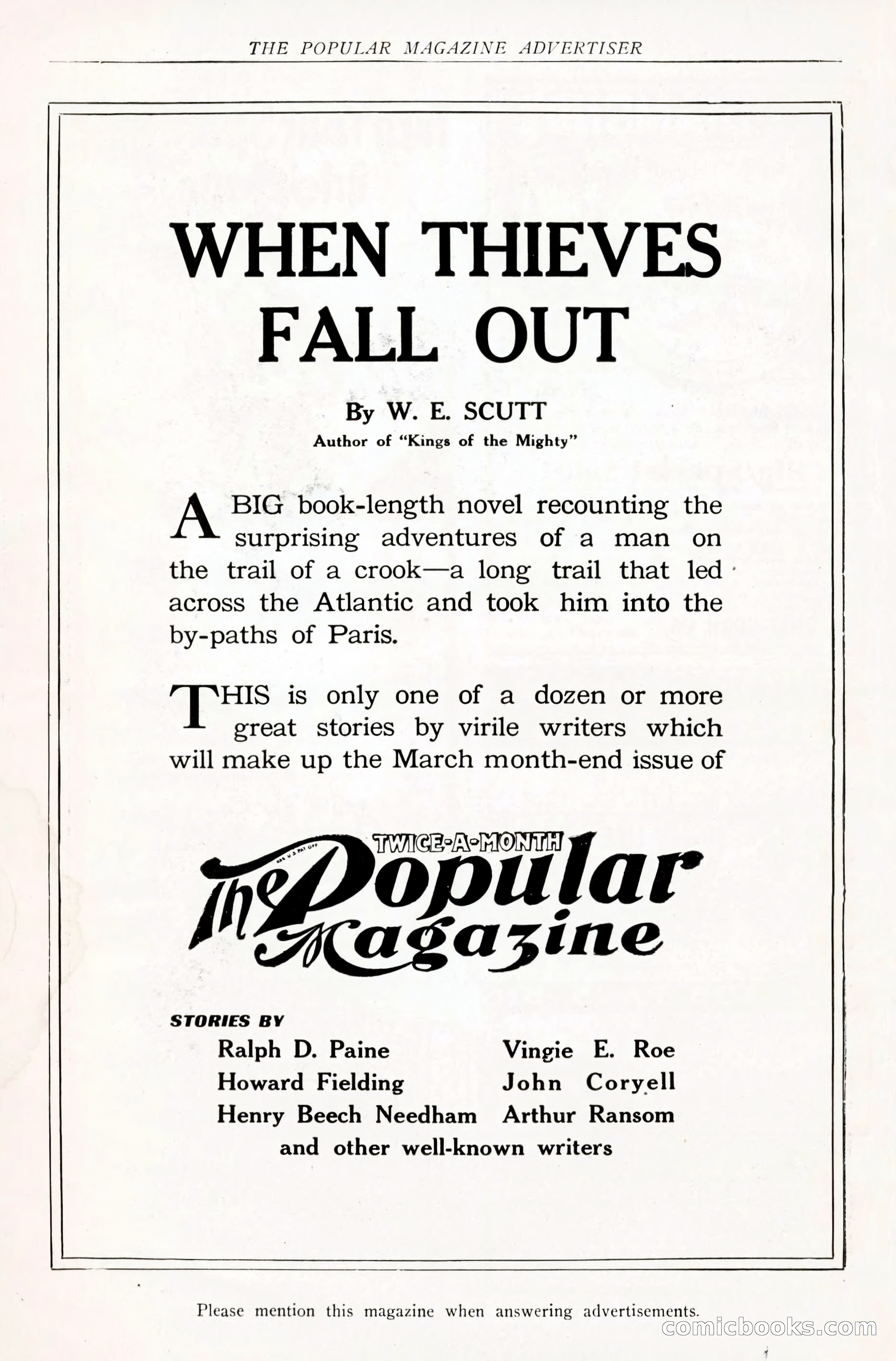 The Popular Magazine, Vol. 35, No. 6 — page 4 of 252