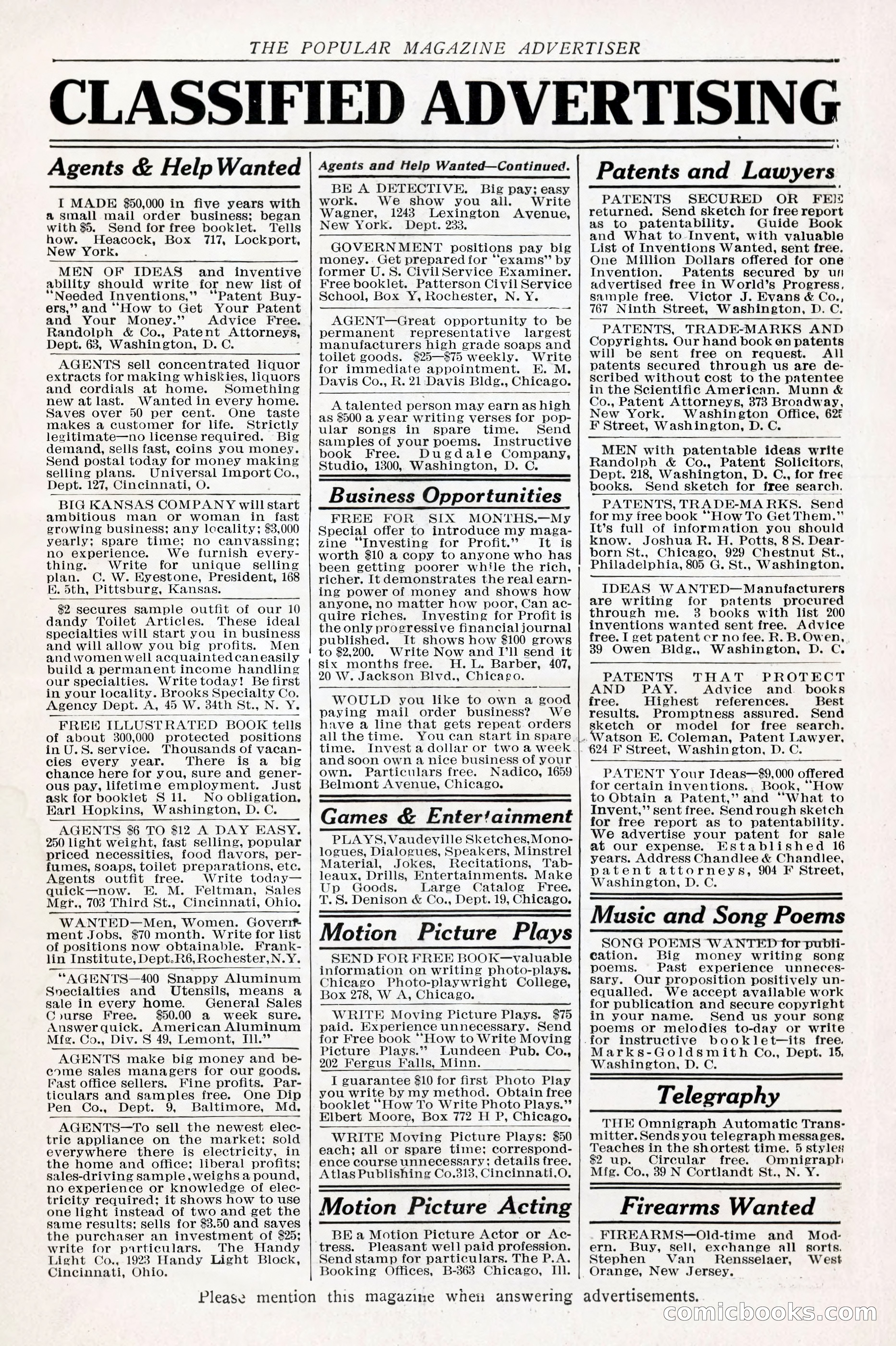 The Popular Magazine, Vol. 35, No. 6 — page 6 of 252