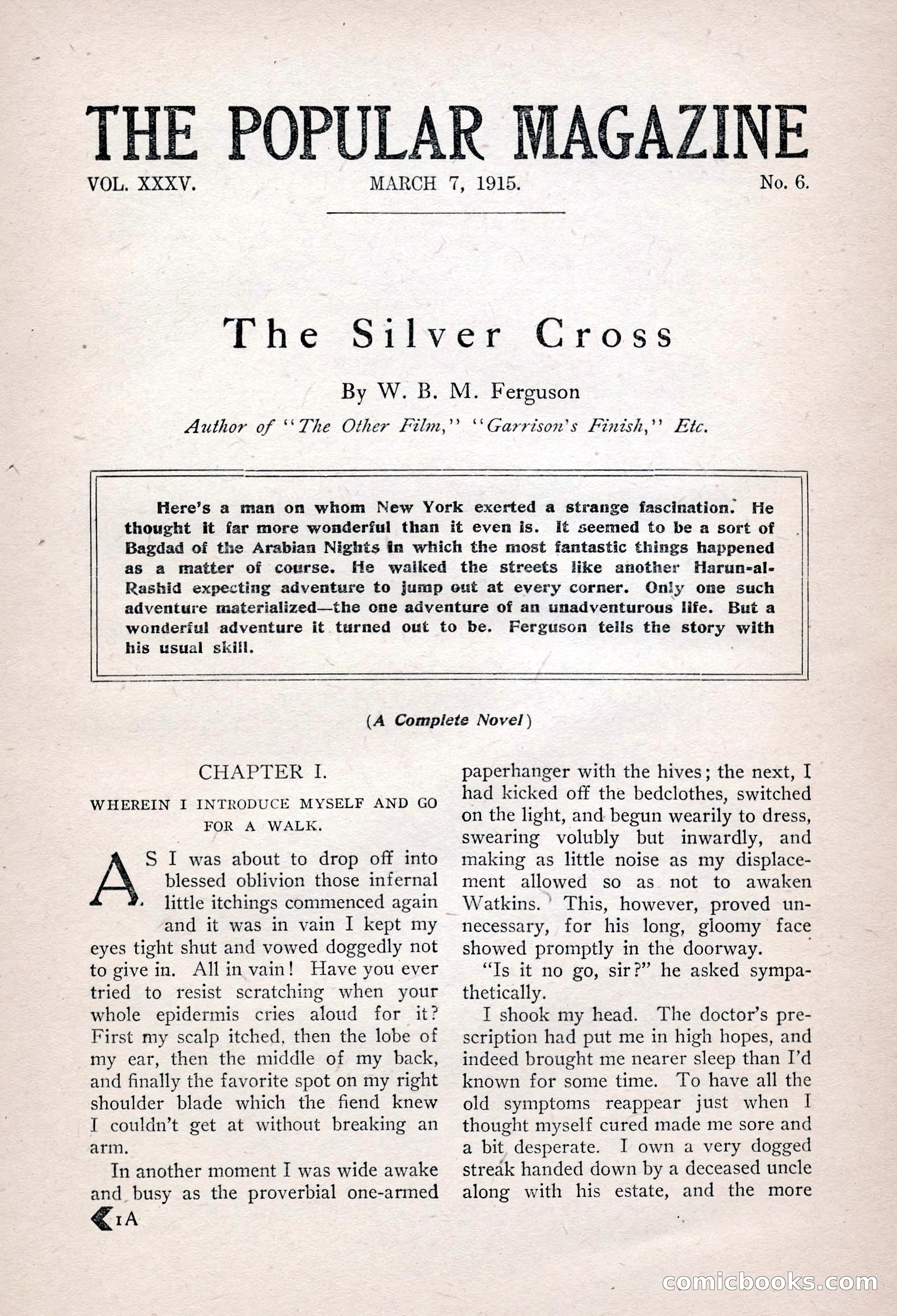 The Popular Magazine, Vol. 35, No. 6 — page 11 of 252