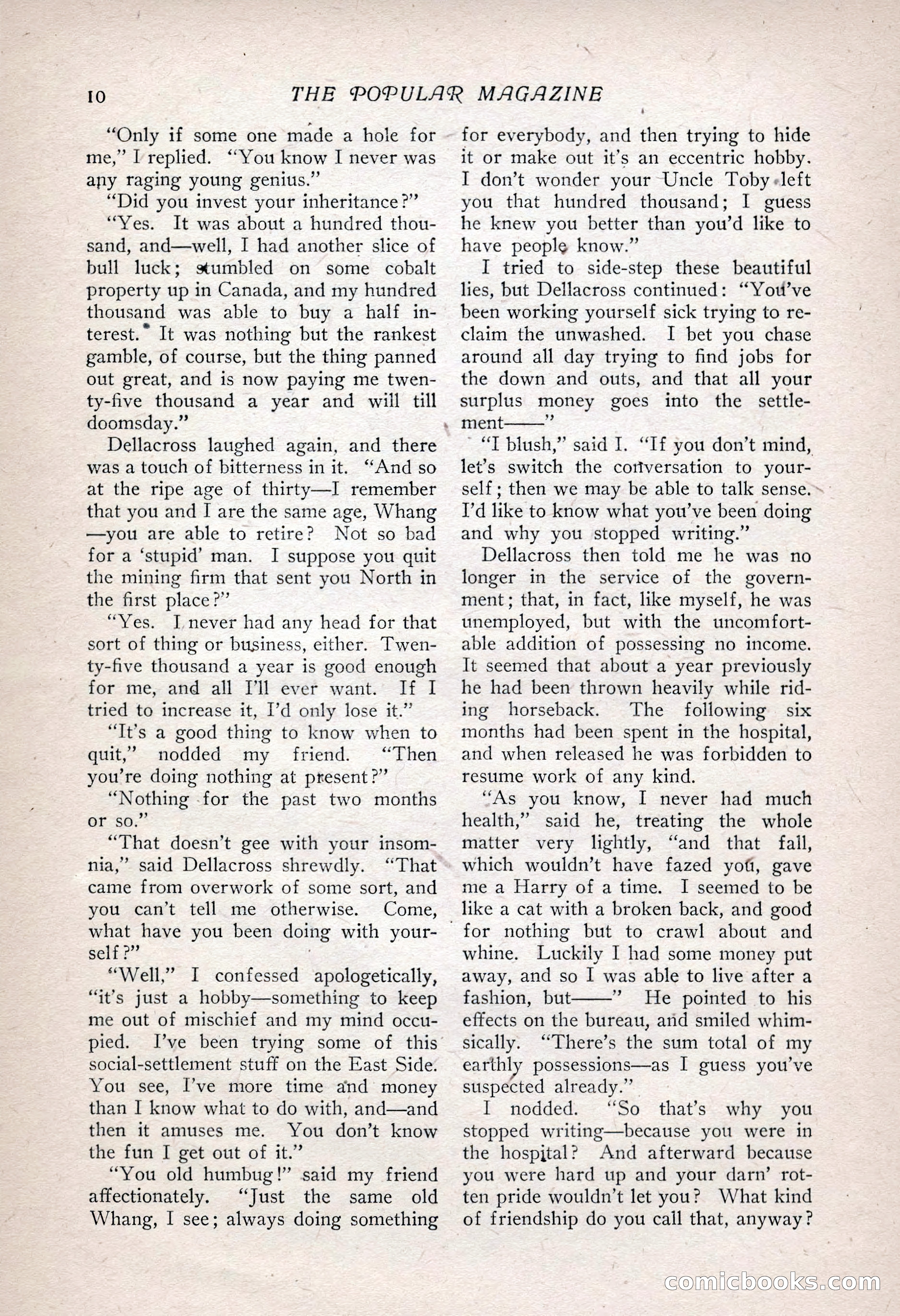 The Popular Magazine, Vol. 35, No. 6 — page 20 of 252