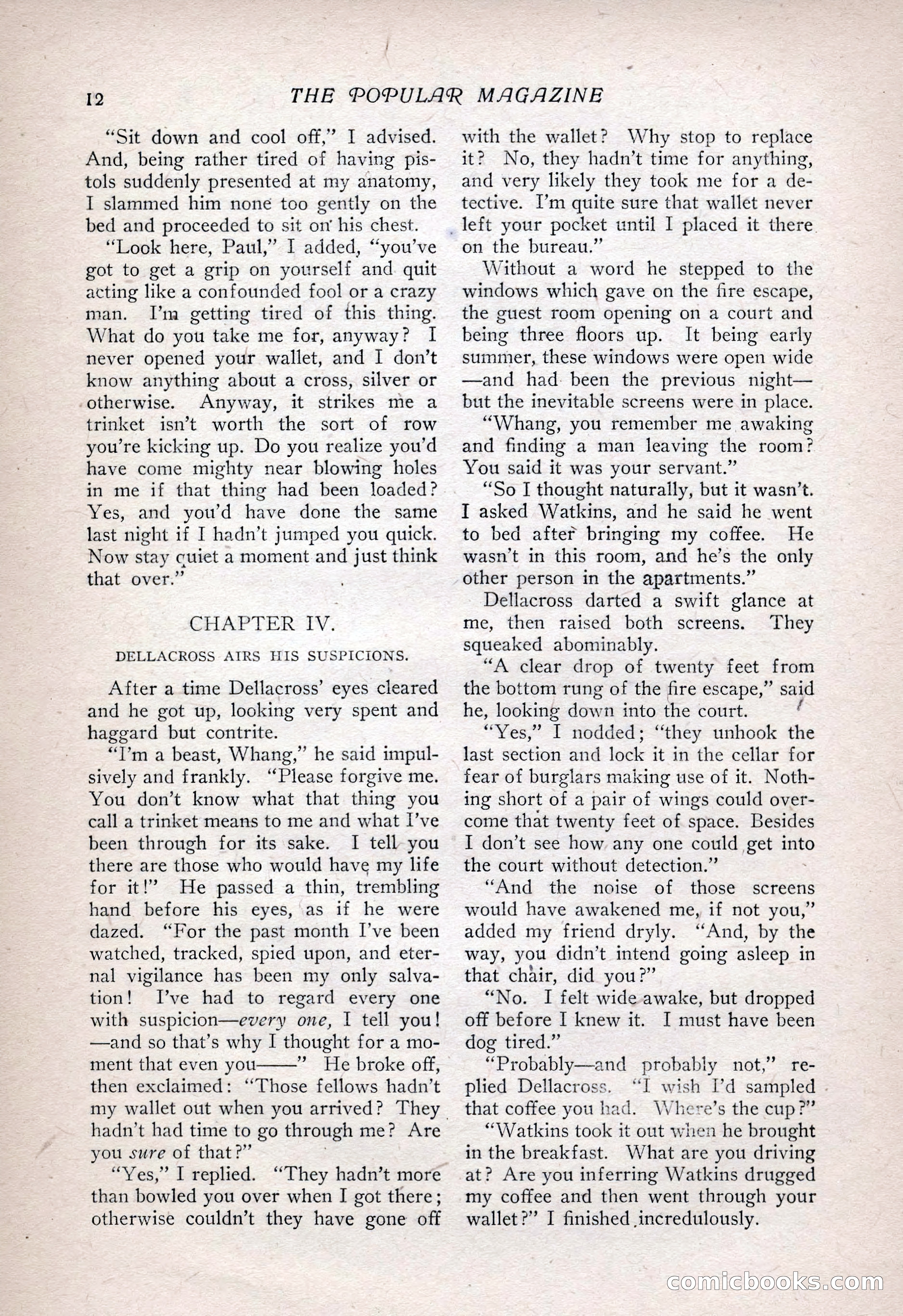 The Popular Magazine, Vol. 35, No. 6 — page 22 of 252