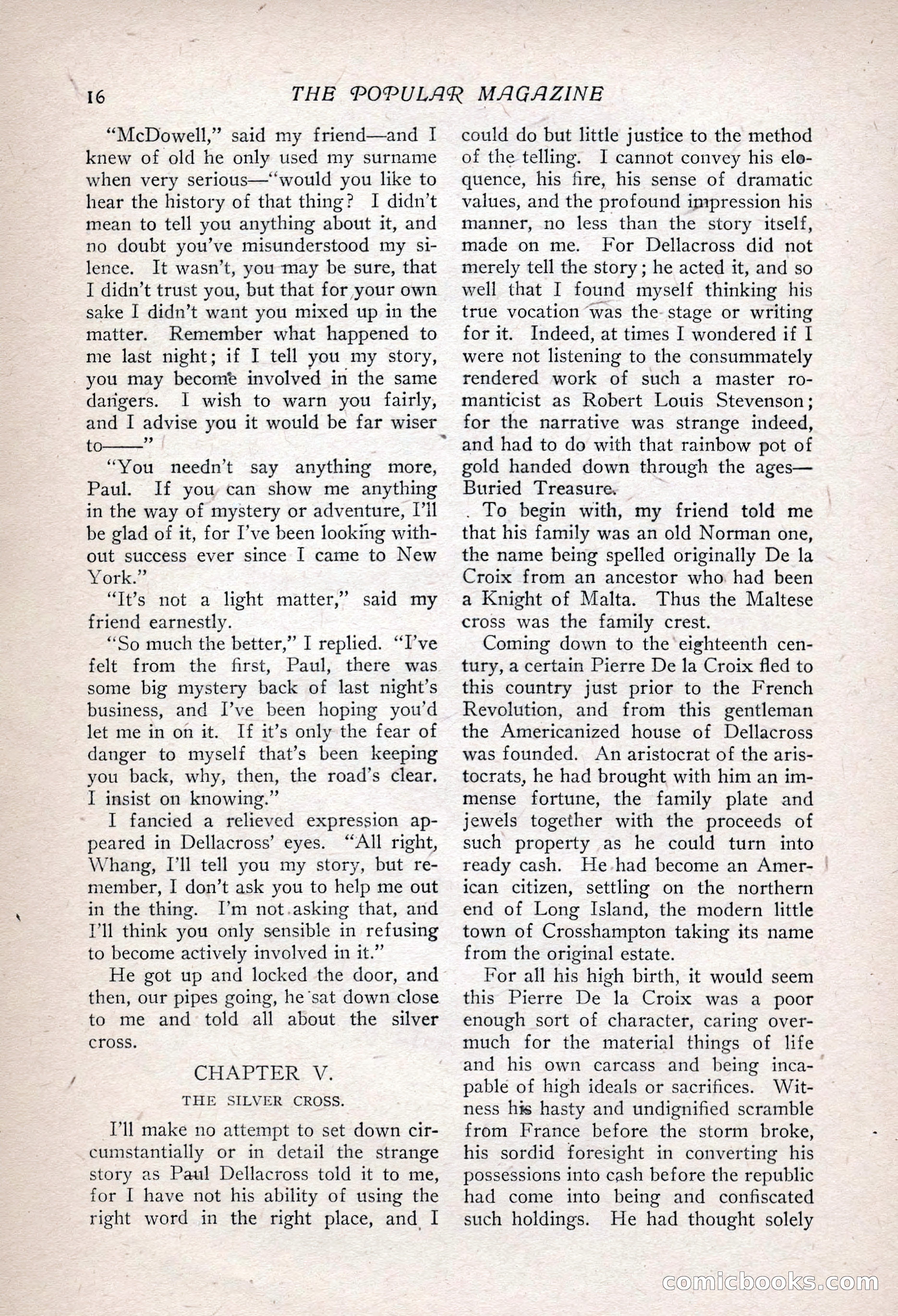 The Popular Magazine, Vol. 35, No. 6 — page 26 of 252