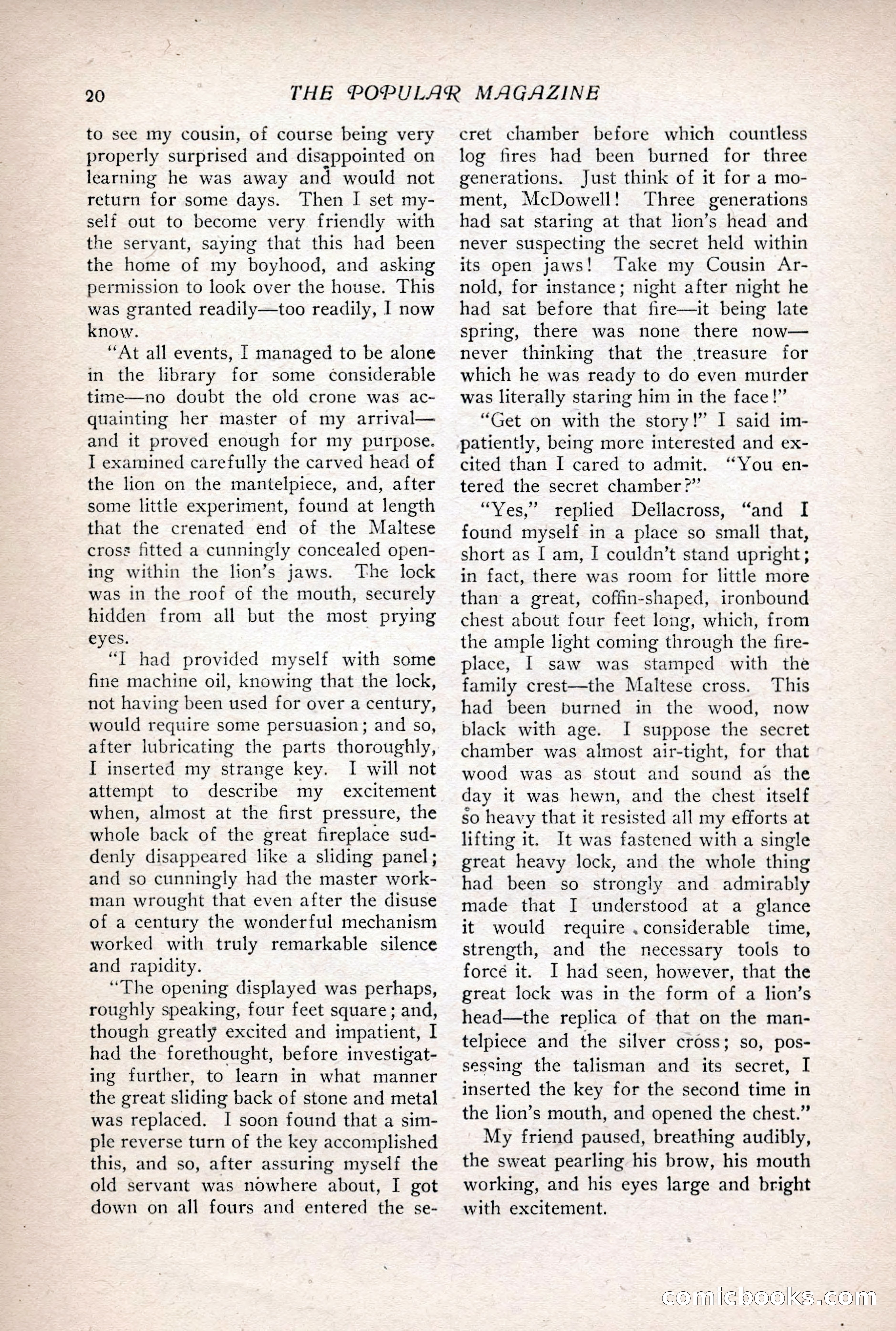 The Popular Magazine, Vol. 35, No. 6 — page 30 of 252