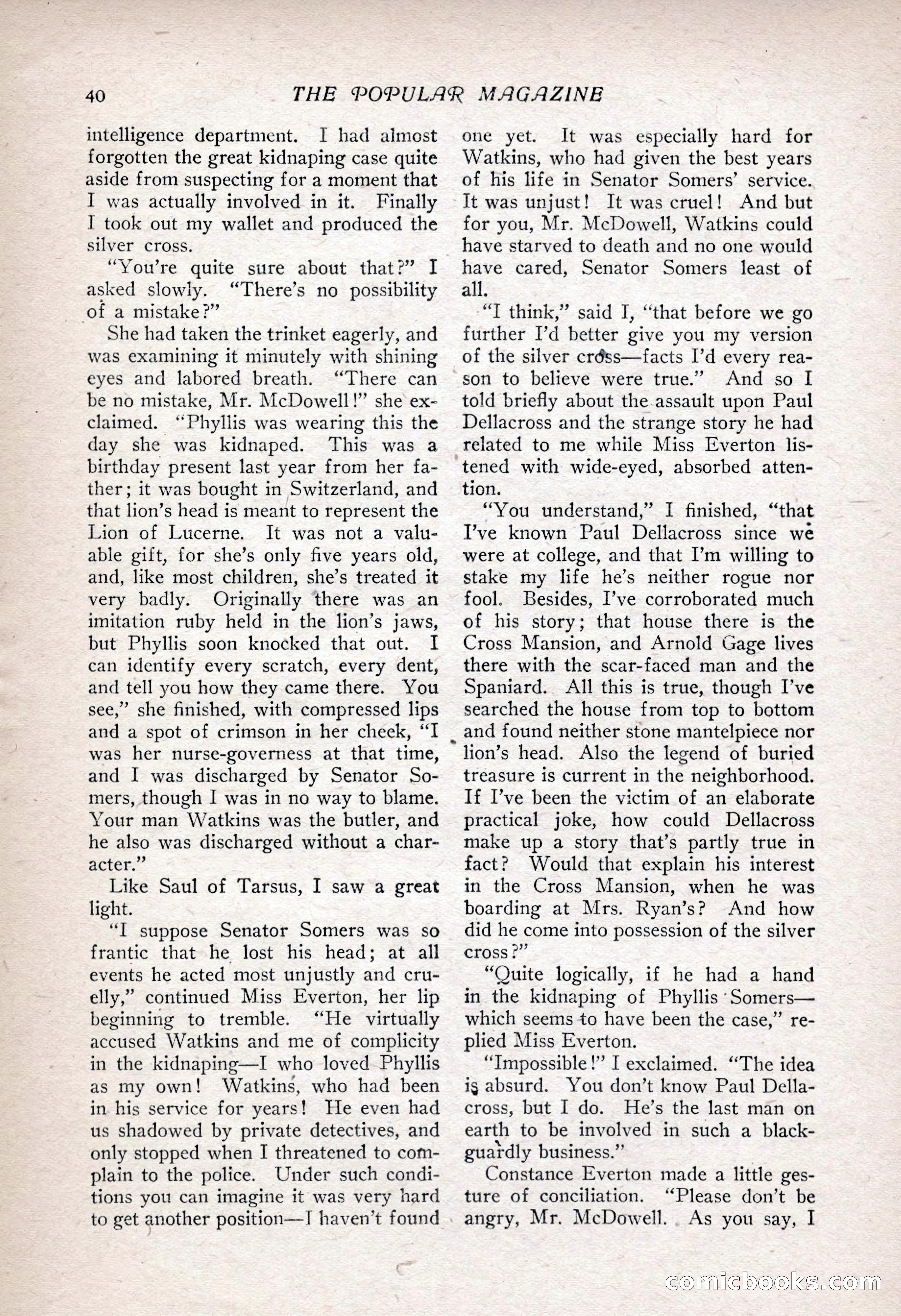 The Popular Magazine, Vol. 35, No. 6 — page 50 of 252