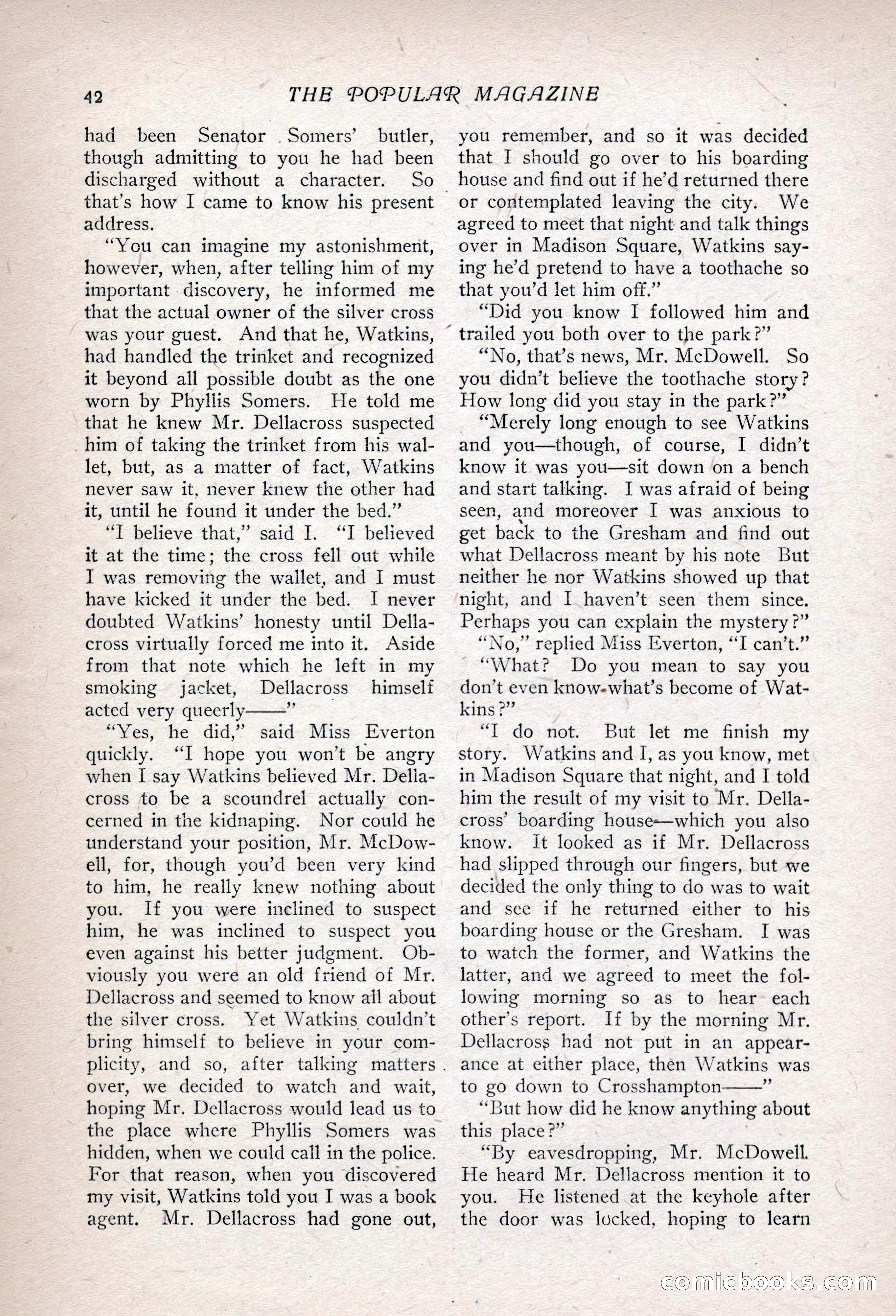 The Popular Magazine, Vol. 35, No. 6 — page 52 of 252
