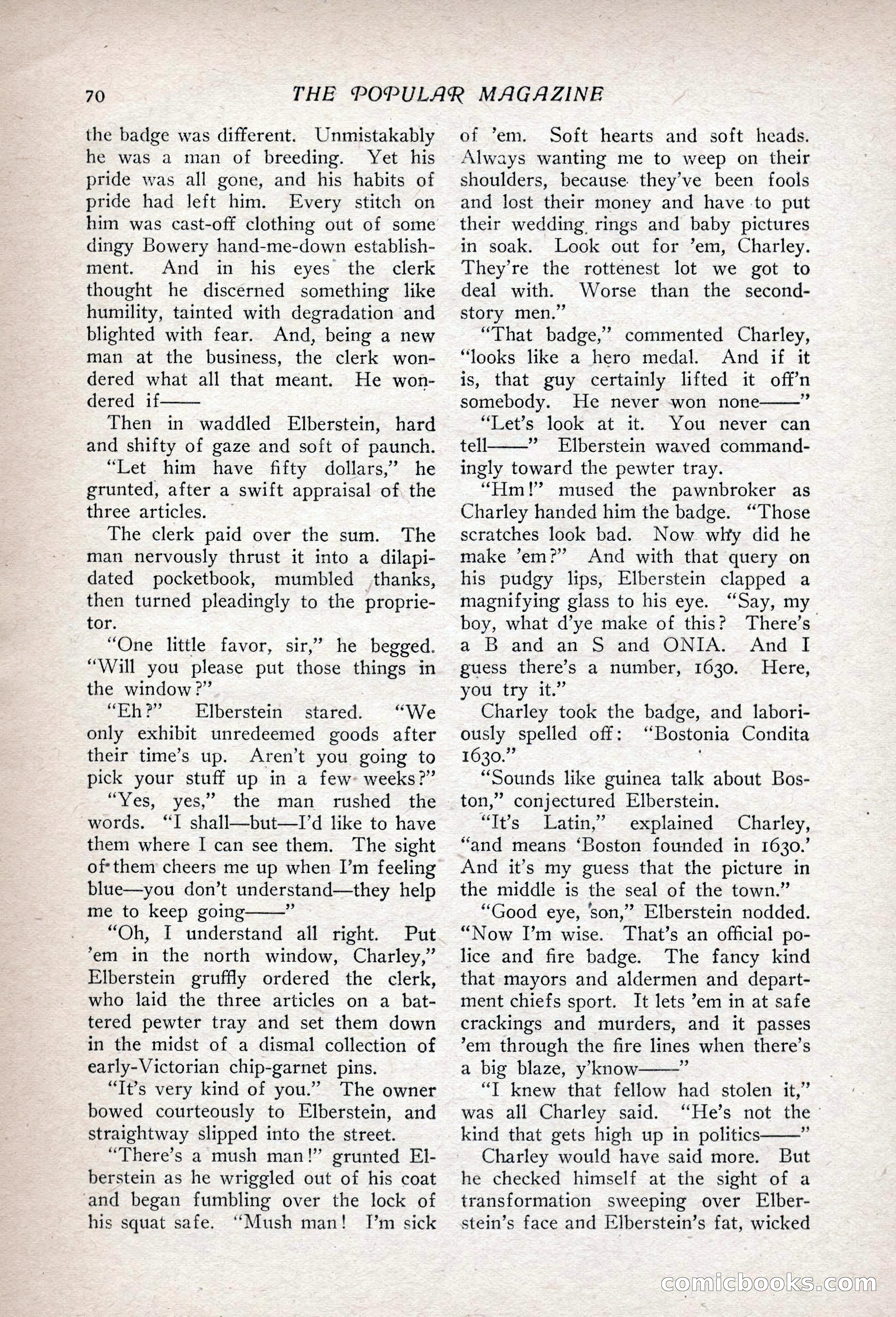 The Popular Magazine, Vol. 35, No. 6 — page 80 of 252