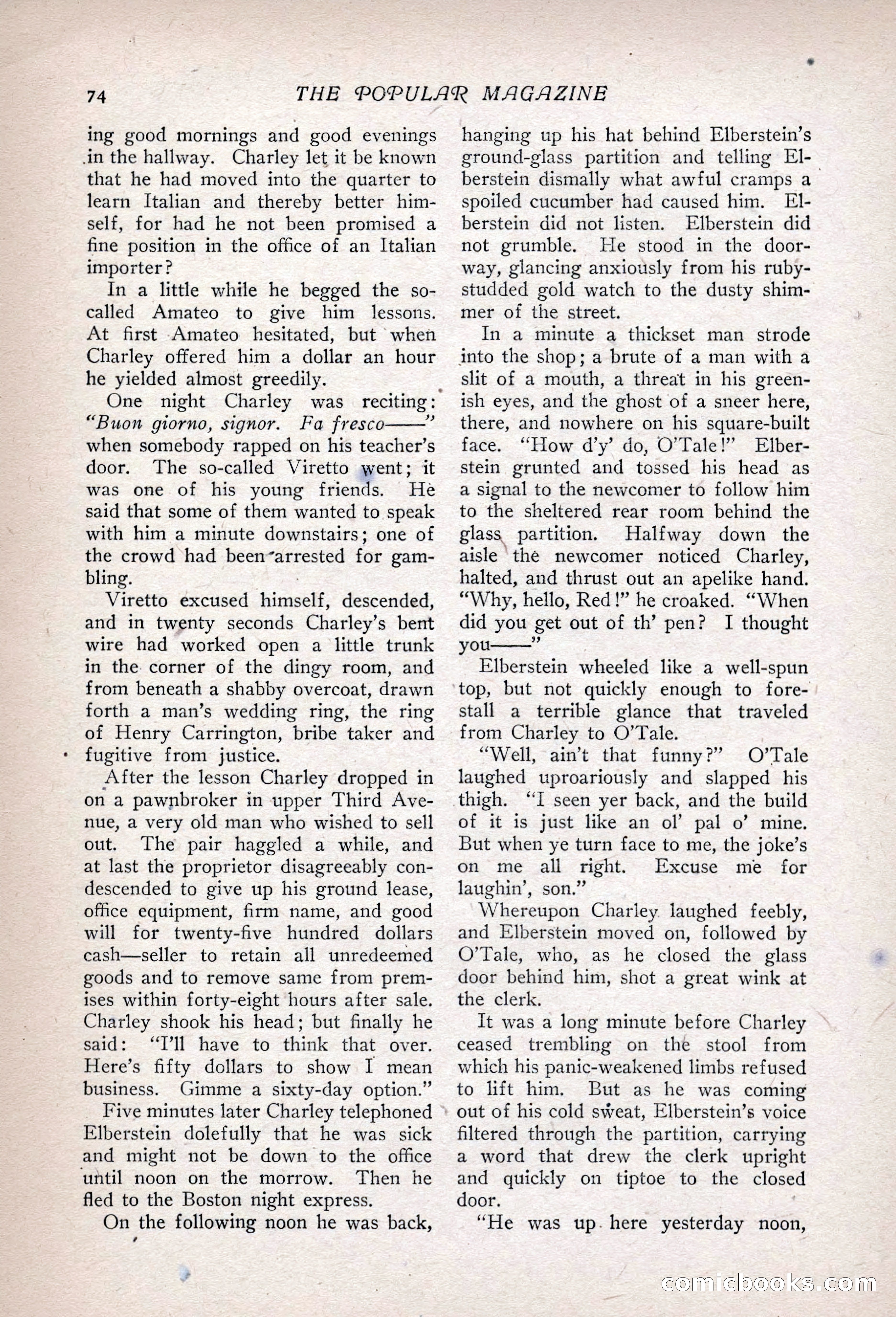 The Popular Magazine, Vol. 35, No. 6 — page 84 of 252