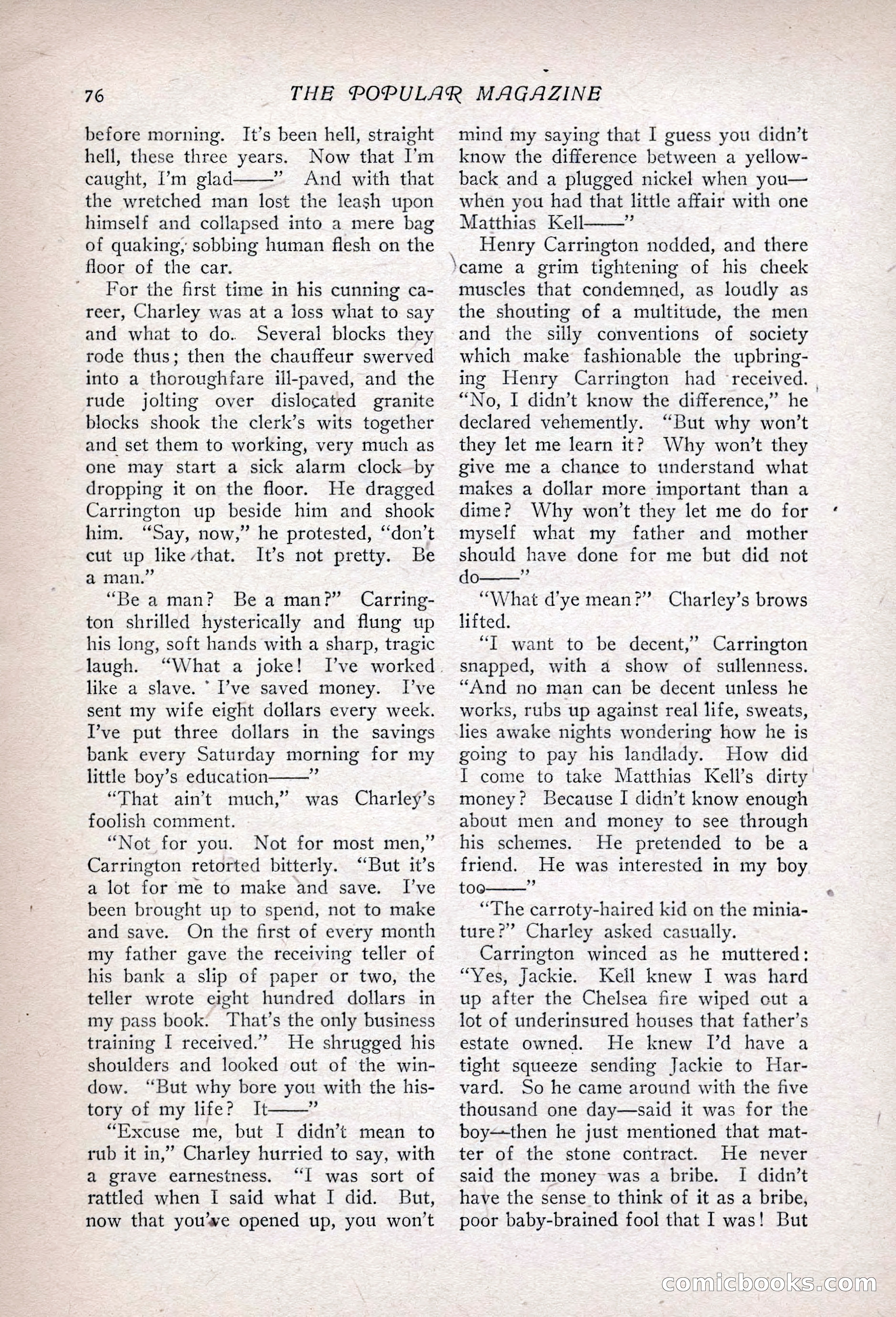 The Popular Magazine, Vol. 35, No. 6 — page 86 of 252