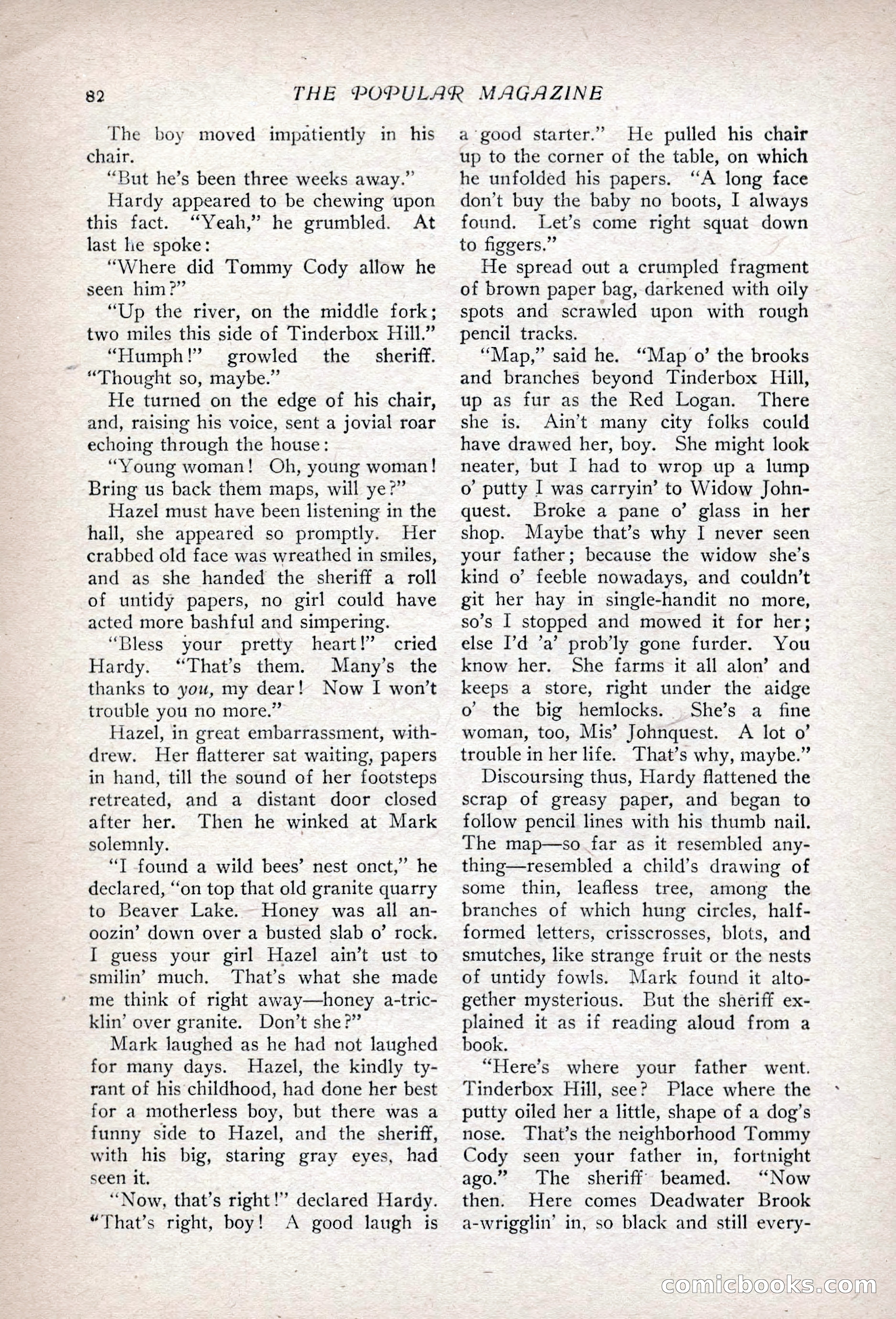 The Popular Magazine, Vol. 35, No. 6 — page 92 of 252