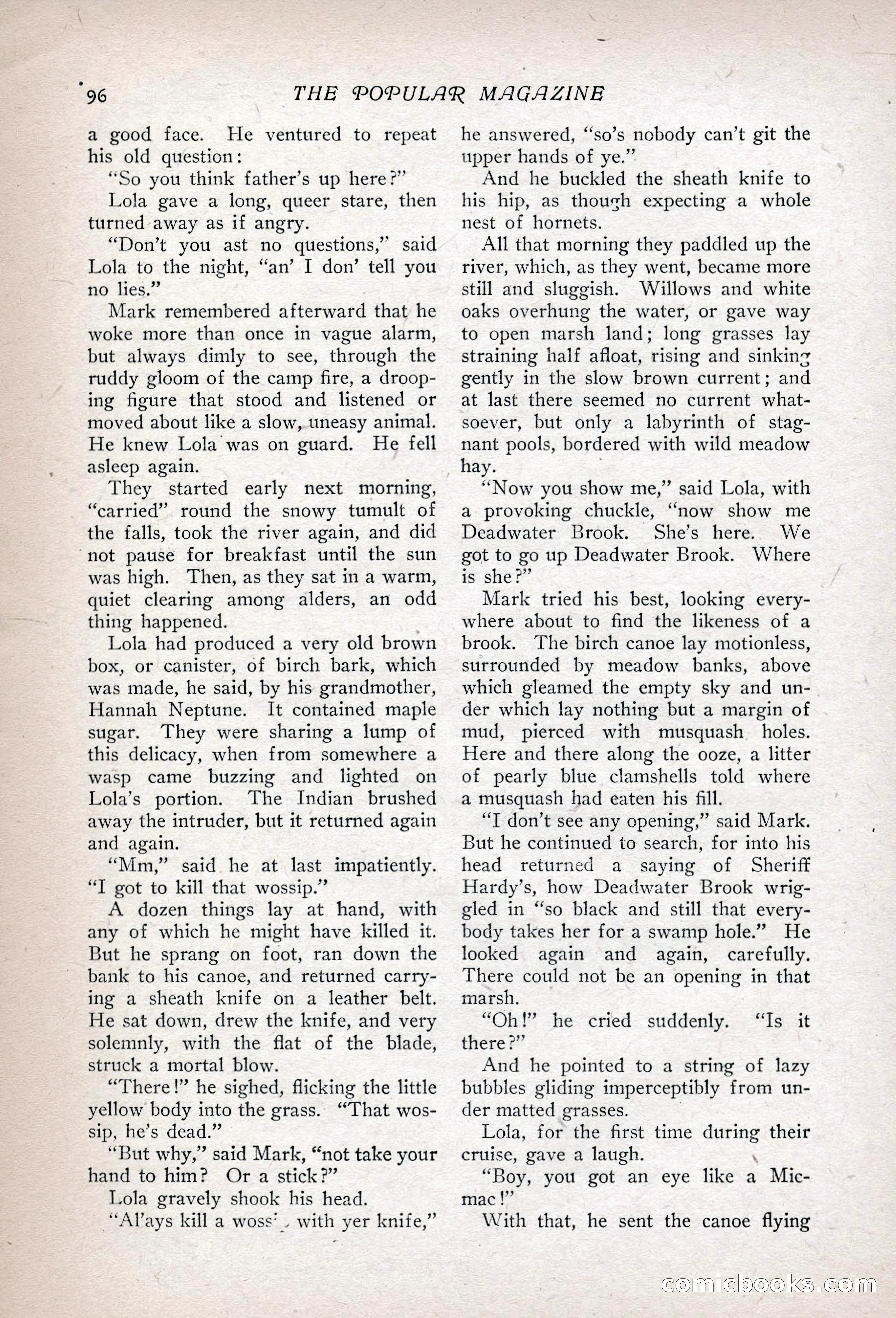 The Popular Magazine, Vol. 35, No. 6 — page 106 of 252