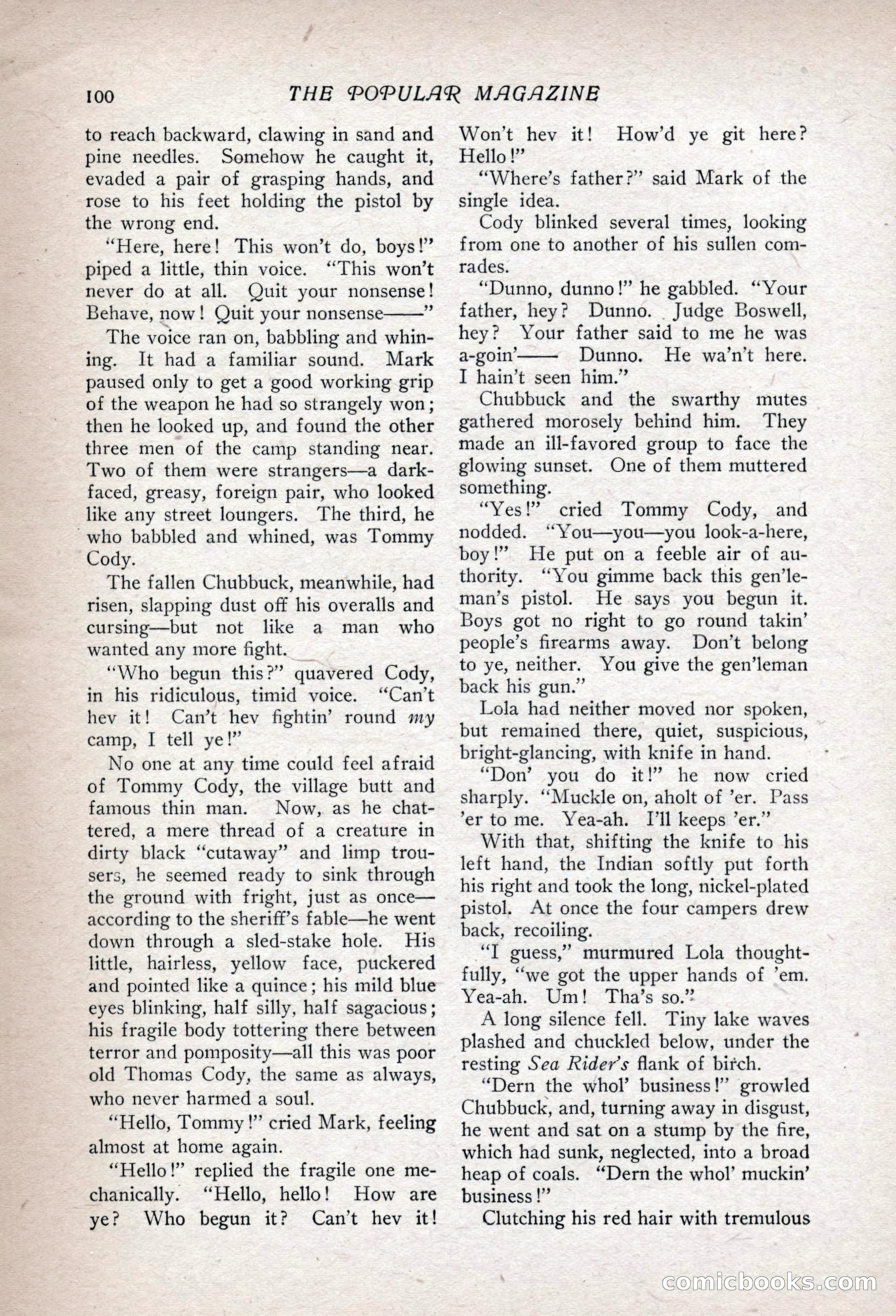 The Popular Magazine, Vol. 35, No. 6 — page 110 of 252