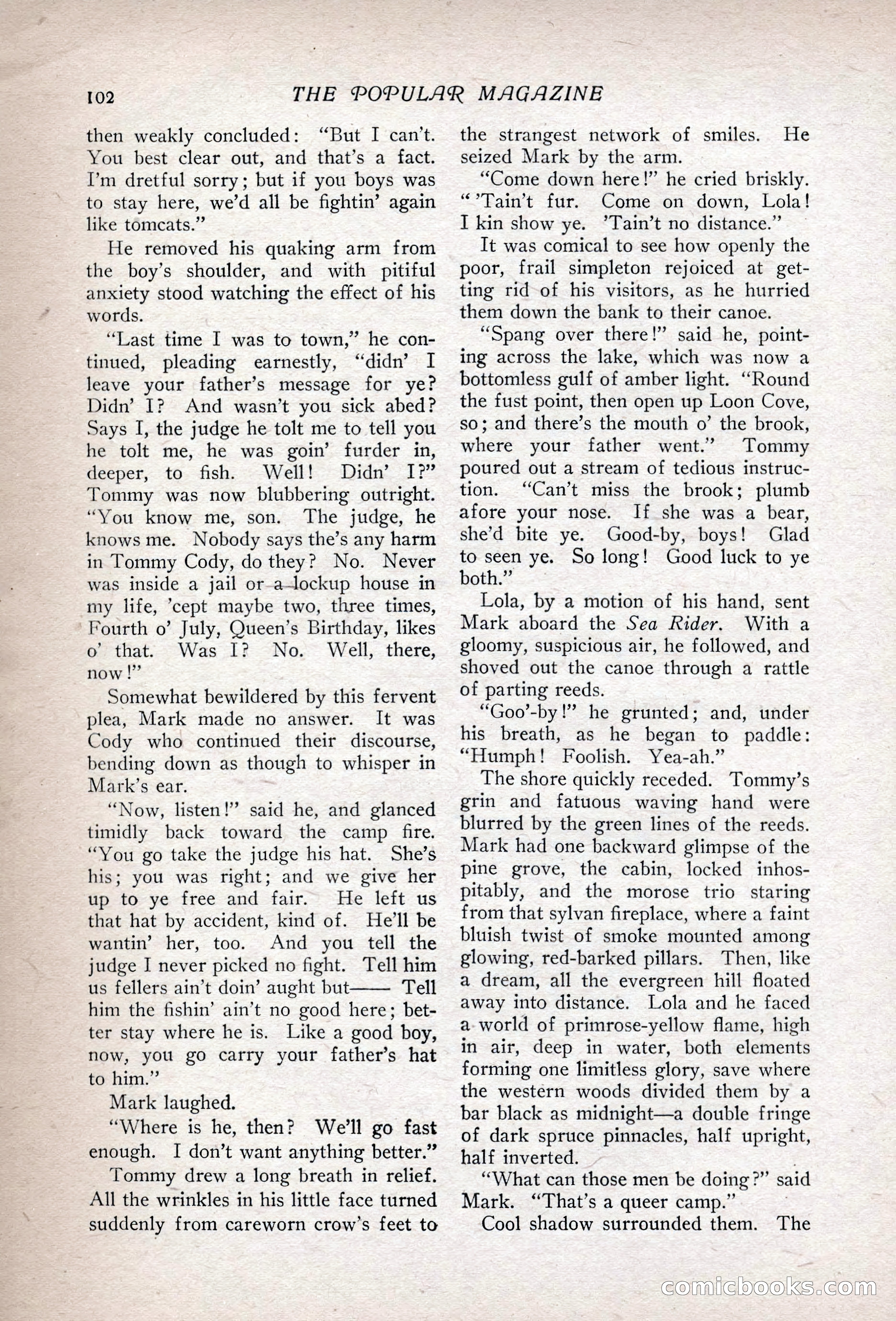 The Popular Magazine, Vol. 35, No. 6 — page 112 of 252