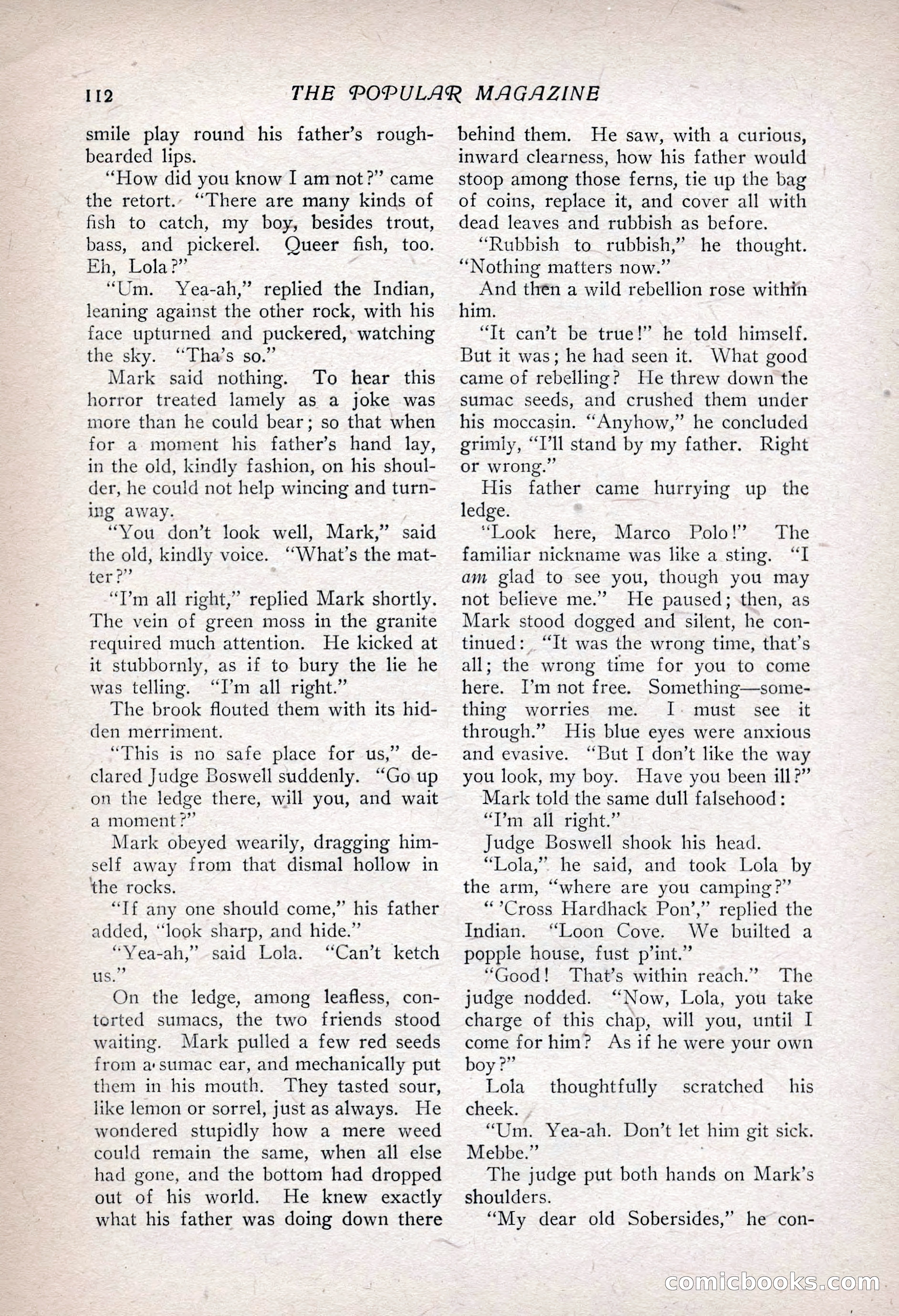 The Popular Magazine, Vol. 35, No. 6 — page 122 of 252