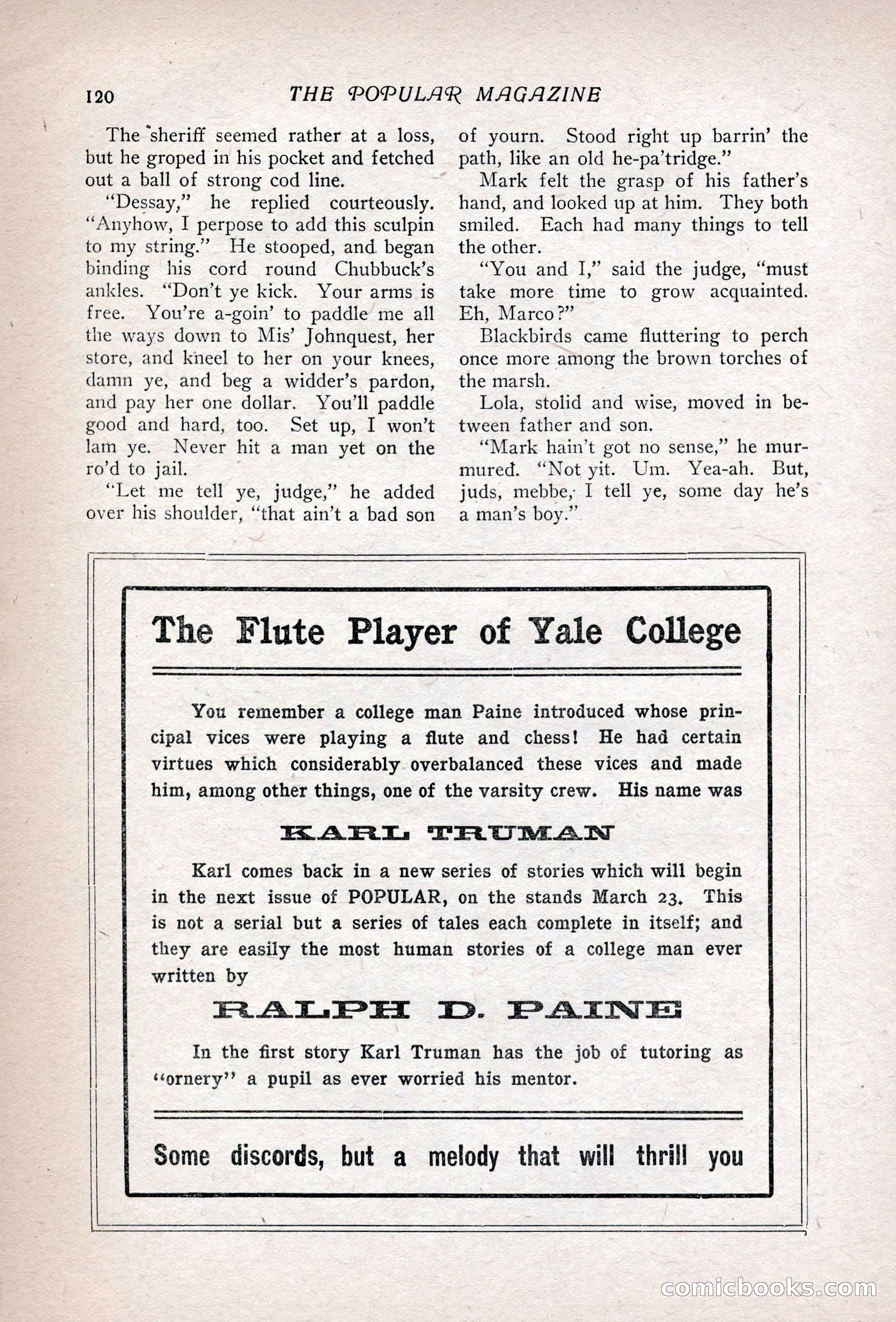 The Popular Magazine, Vol. 35, No. 6 — page 130 of 252
