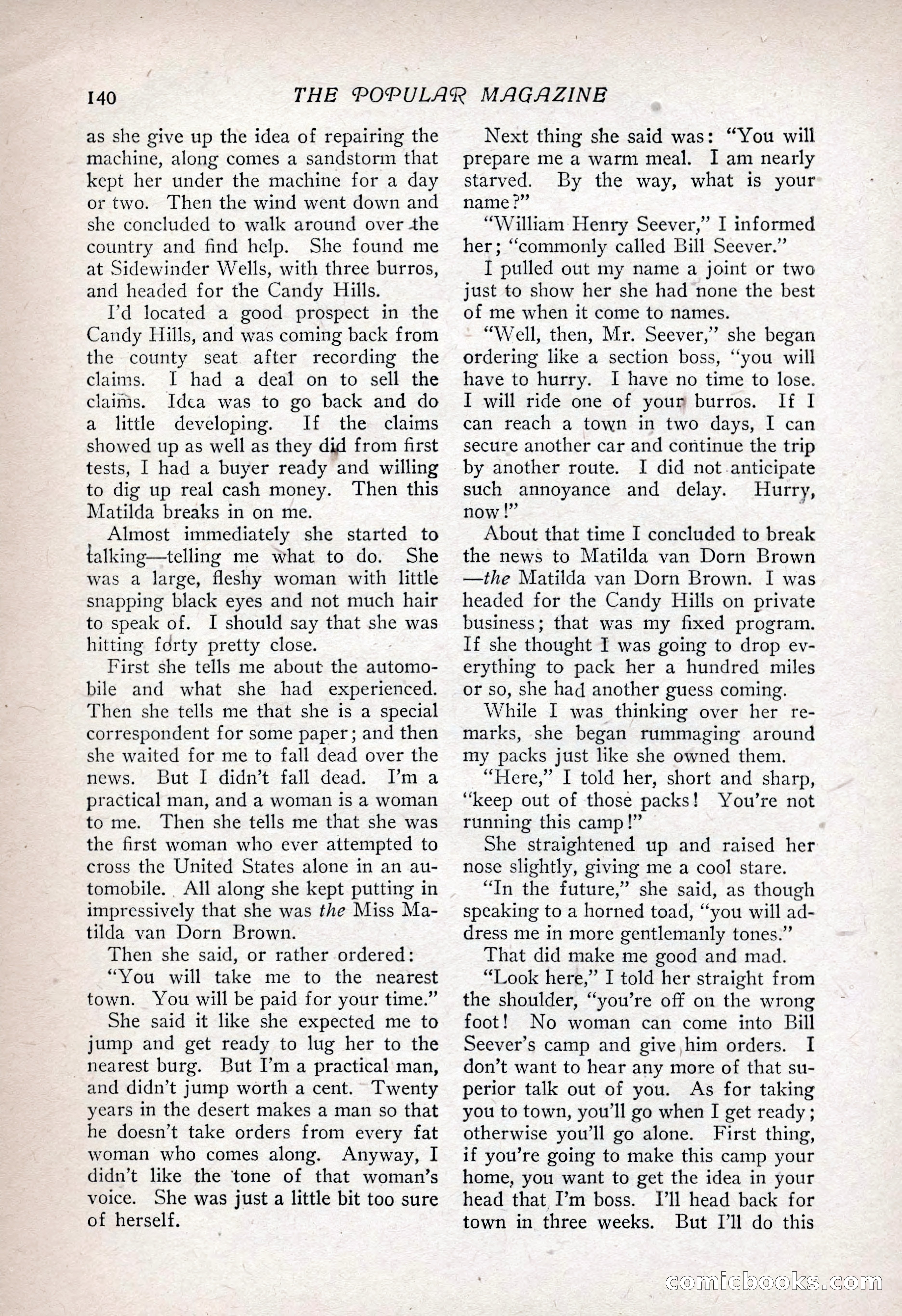 The Popular Magazine, Vol. 35, No. 6 — page 150 of 252