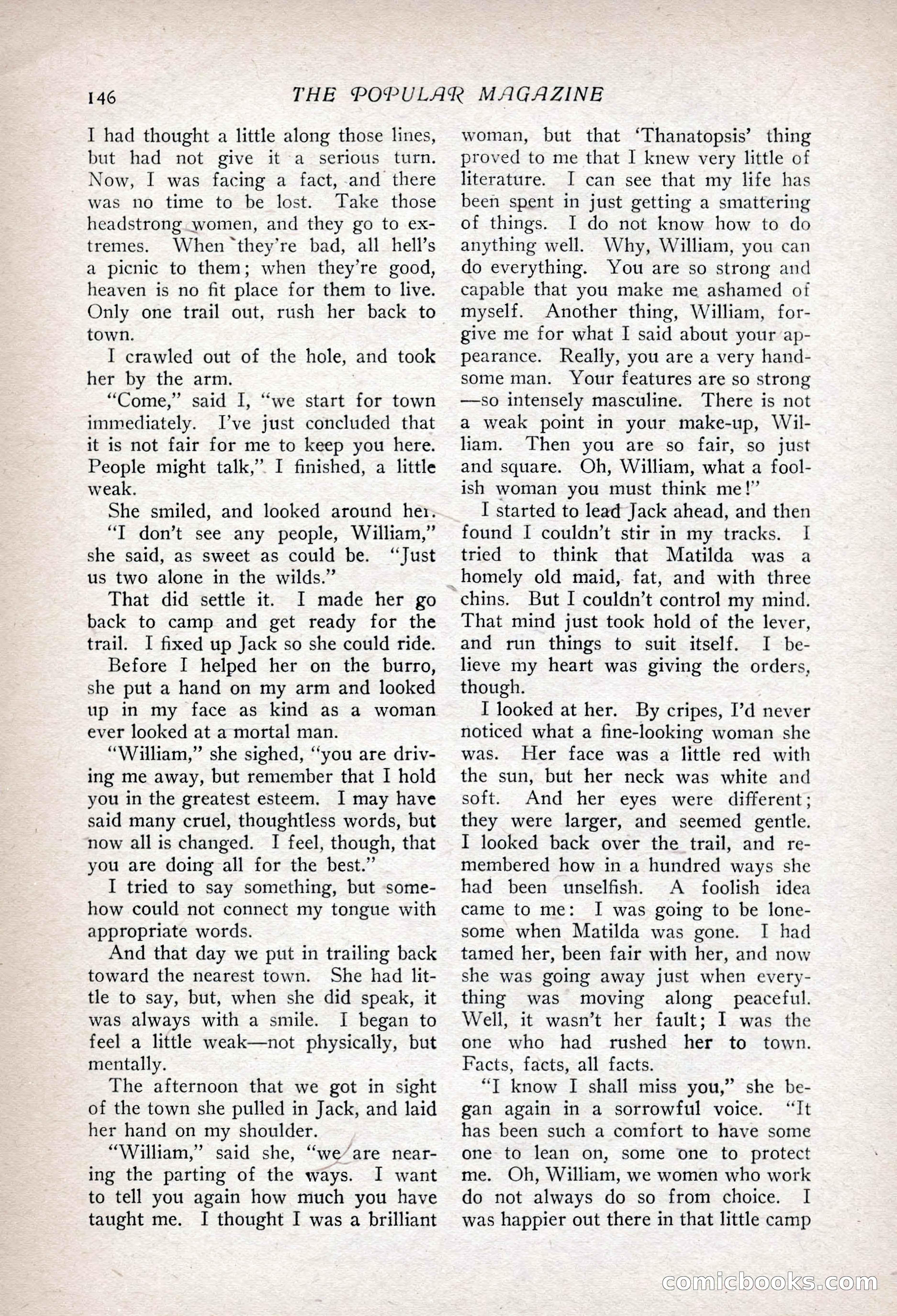 The Popular Magazine, Vol. 35, No. 6 — page 156 of 252