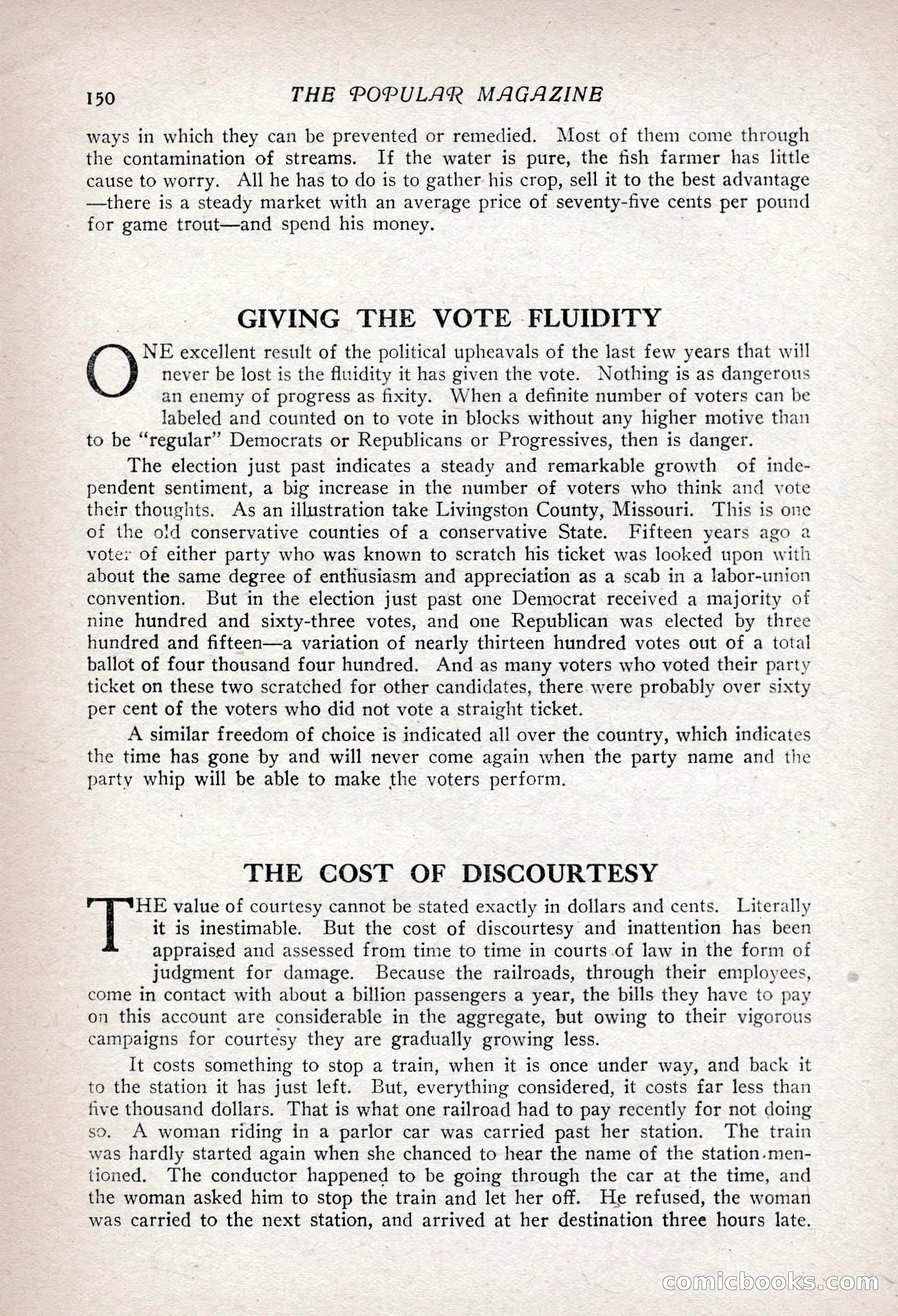 The Popular Magazine, Vol. 35, No. 6 — page 160 of 252