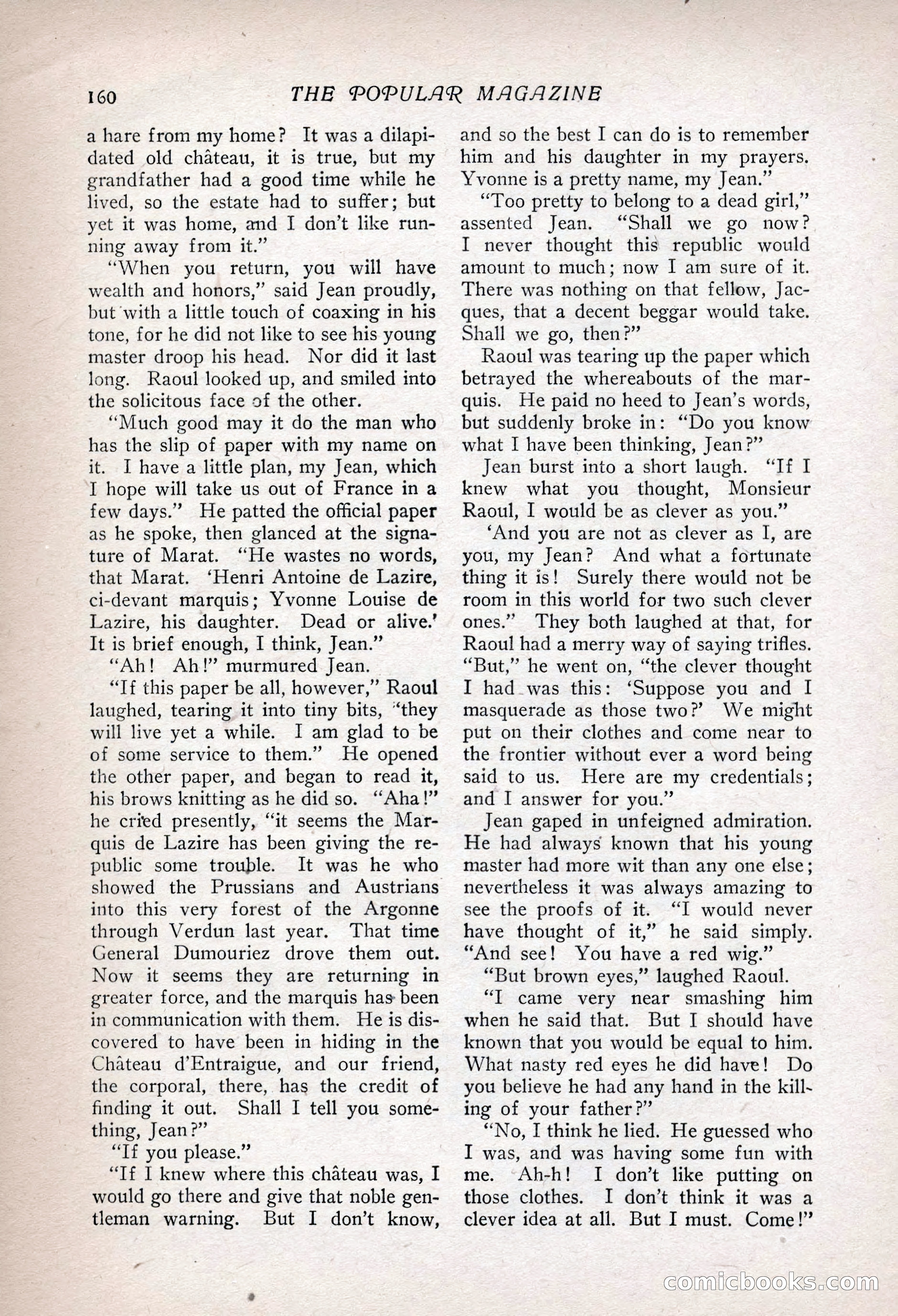 The Popular Magazine, Vol. 35, No. 6 — page 170 of 252