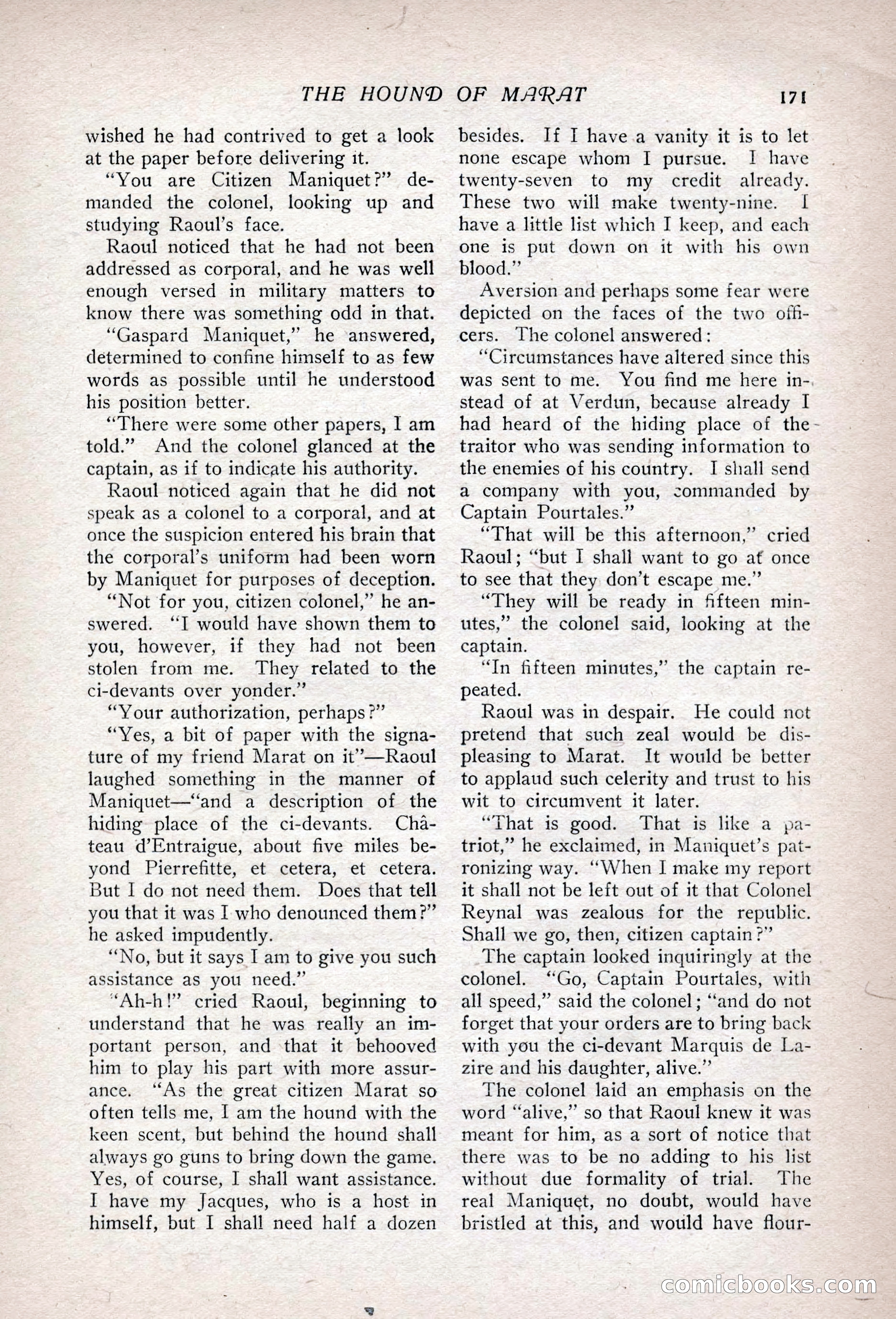 The Popular Magazine, Vol. 35, No. 6 — page 181 of 252