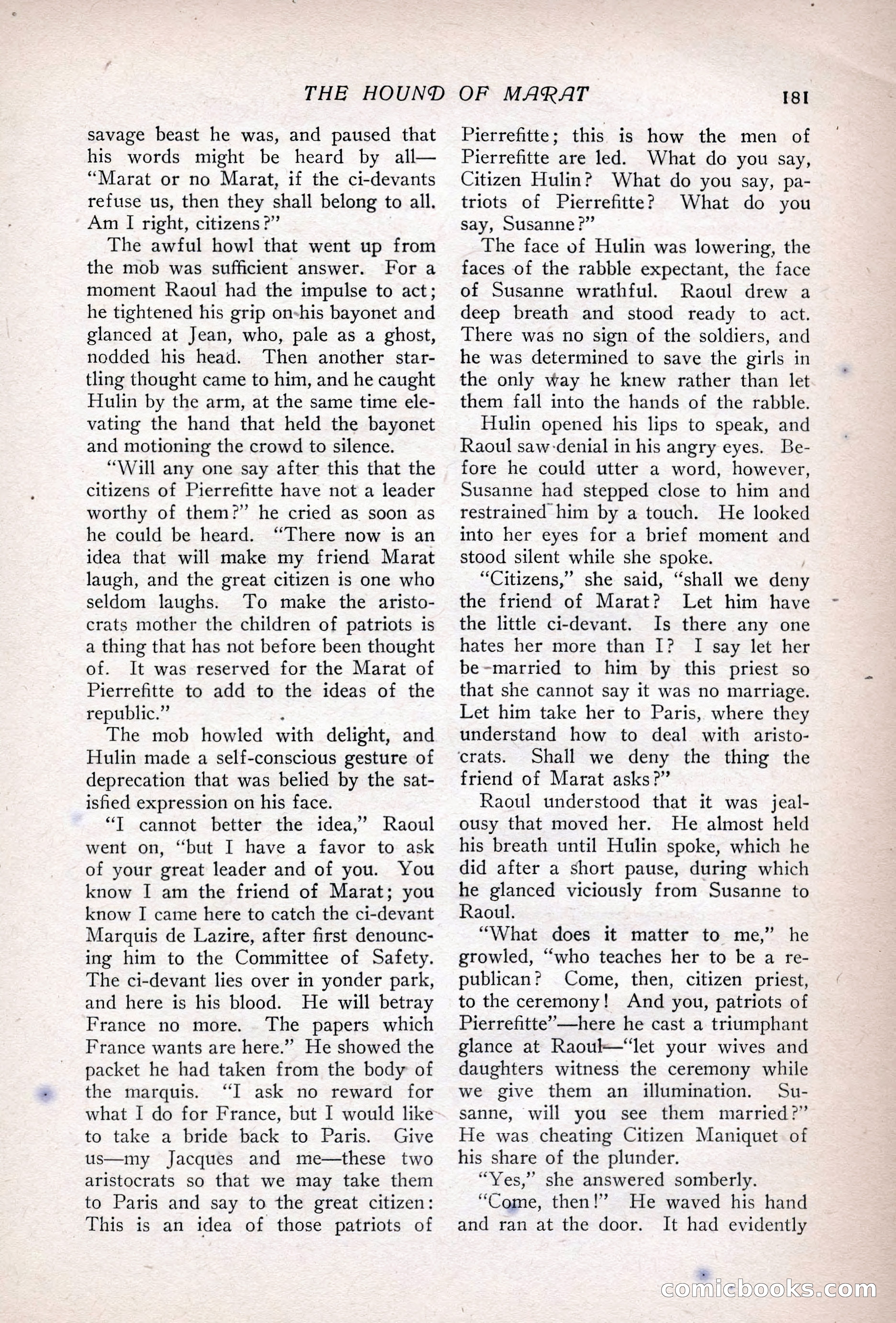 The Popular Magazine, Vol. 35, No. 6 — page 191 of 252