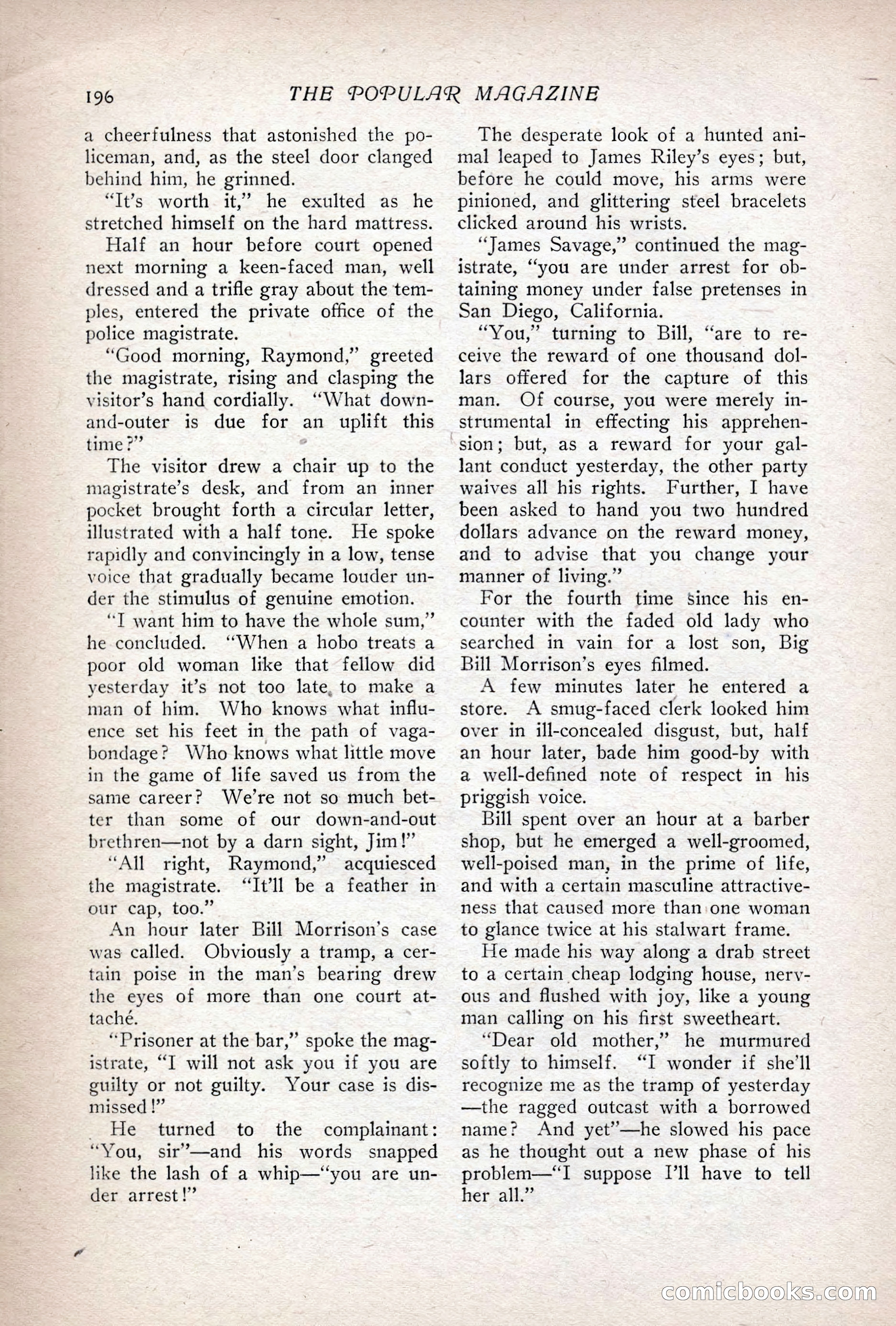 The Popular Magazine, Vol. 35, No. 6 — page 206 of 252