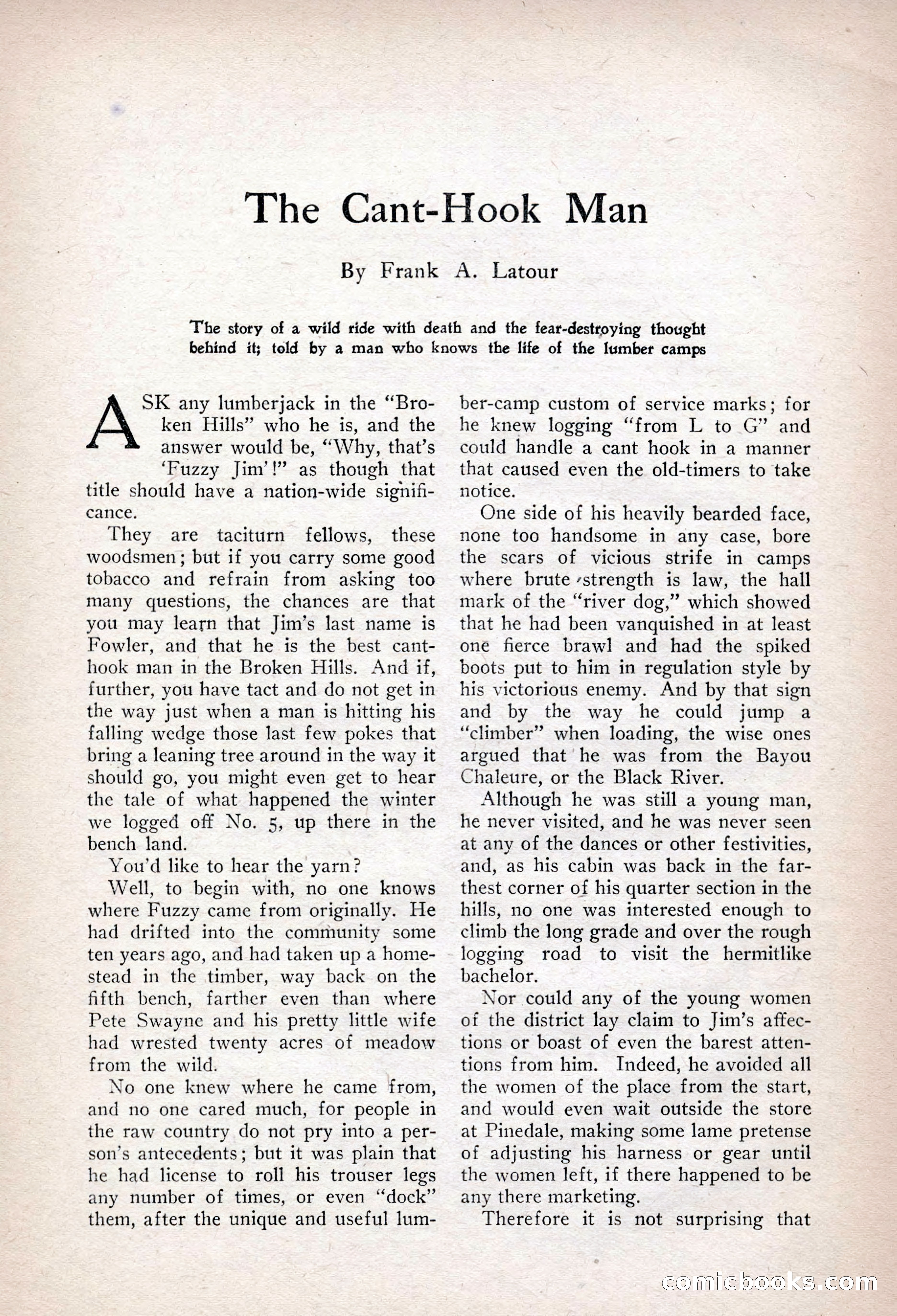 The Popular Magazine, Vol. 35, No. 6 — page 217 of 252