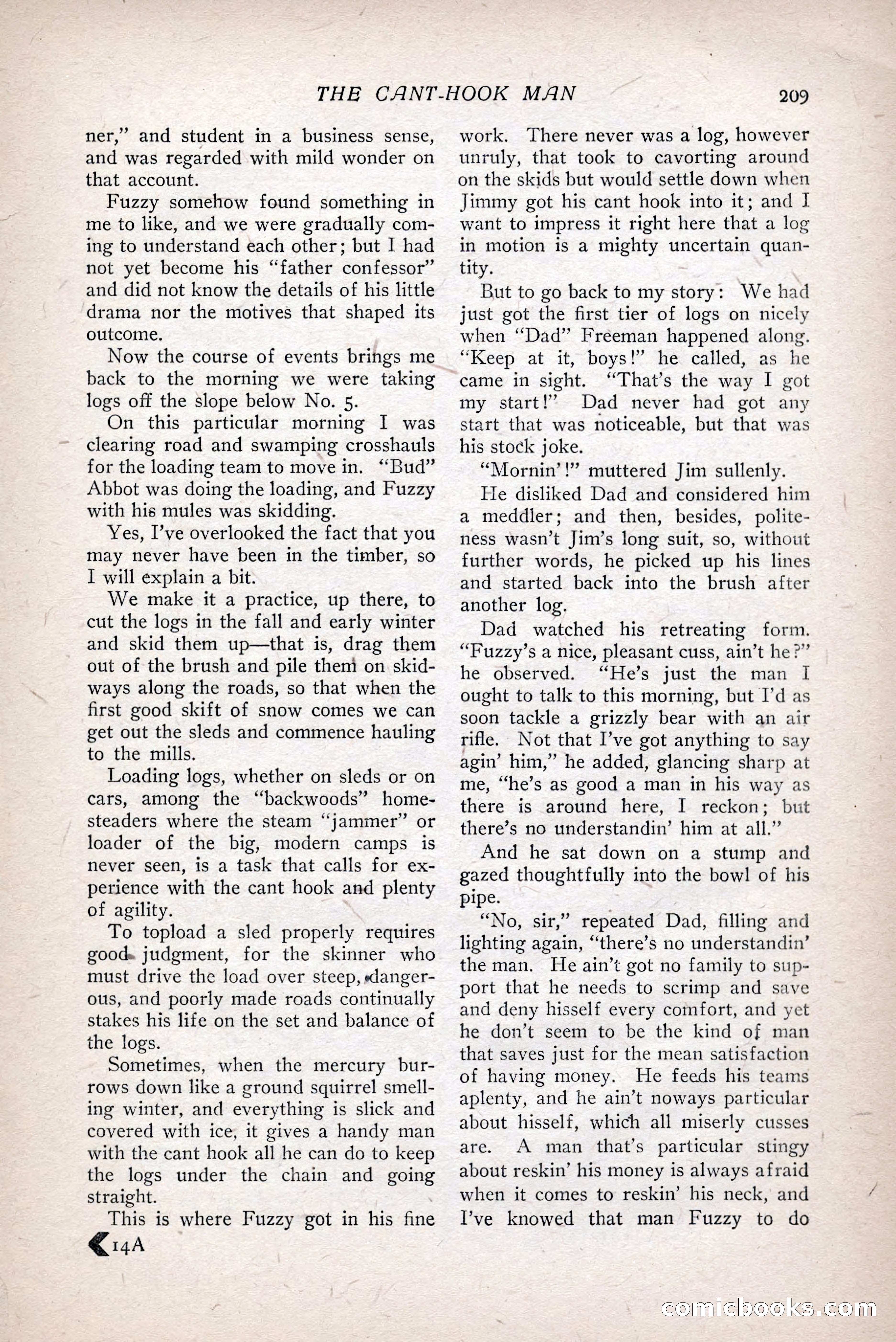 The Popular Magazine, Vol. 35, No. 6 — page 219 of 252