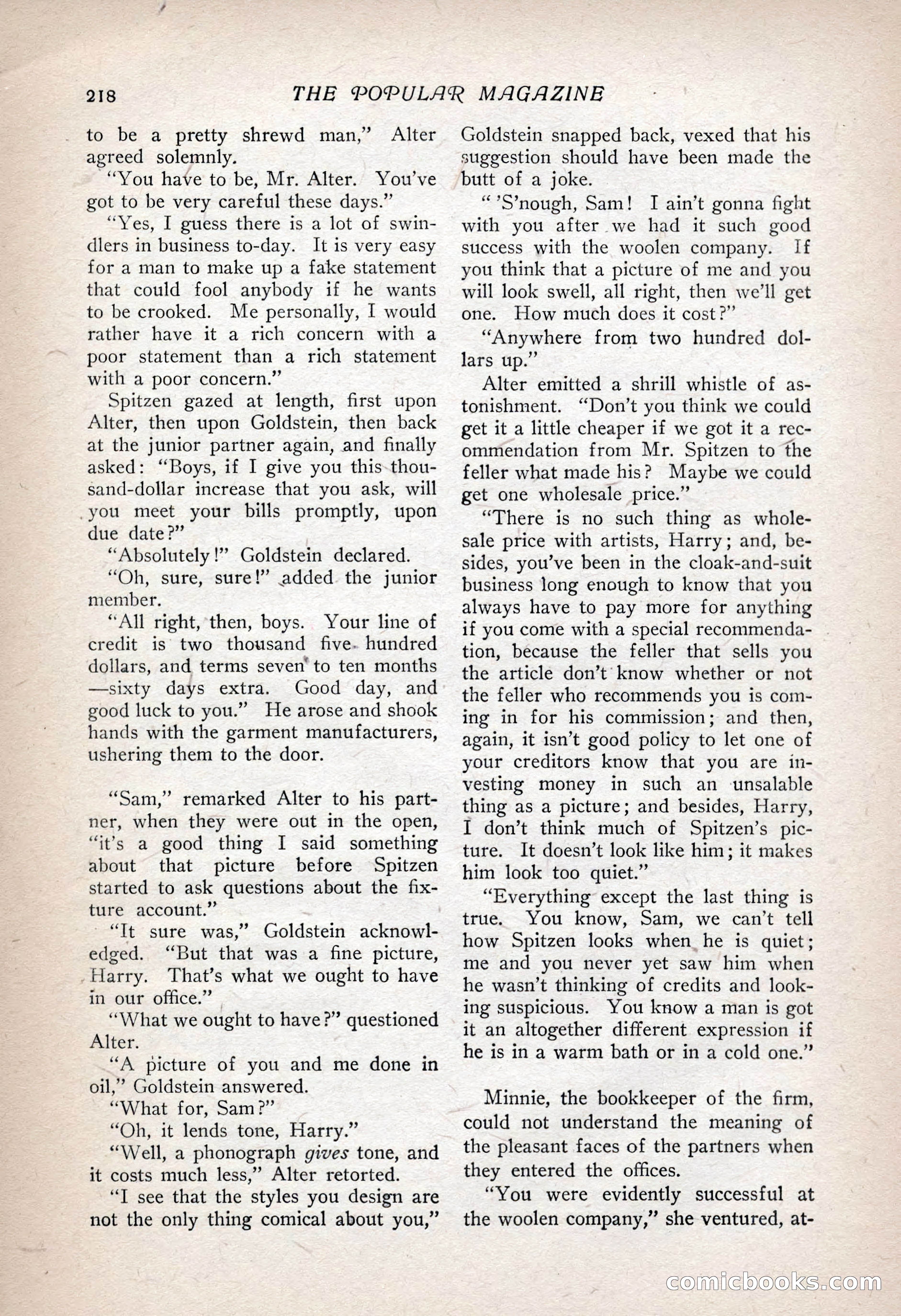 The Popular Magazine, Vol. 35, No. 6 — page 228 of 252