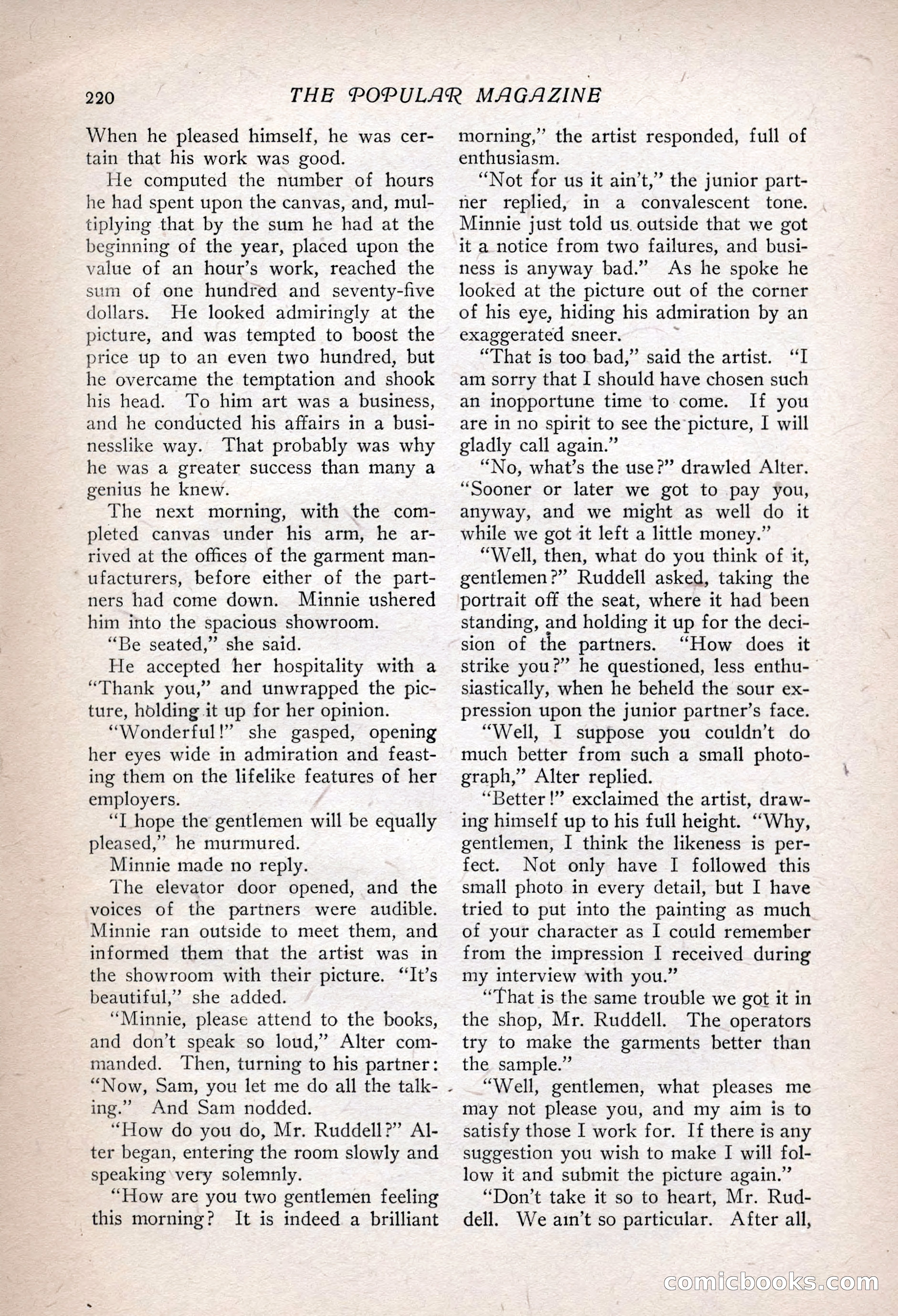 The Popular Magazine, Vol. 35, No. 6 — page 230 of 252