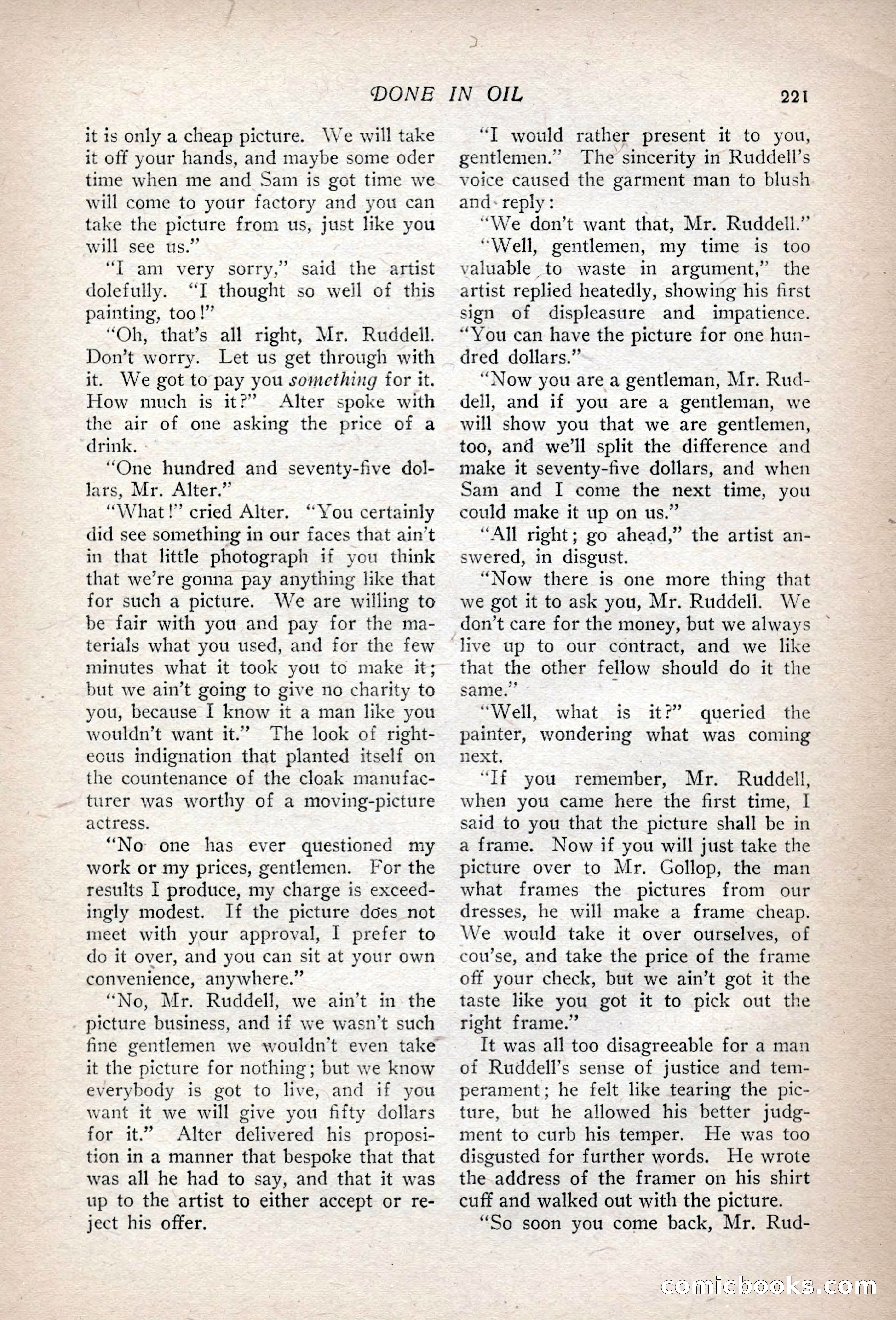 The Popular Magazine, Vol. 35, No. 6 — page 231 of 252
