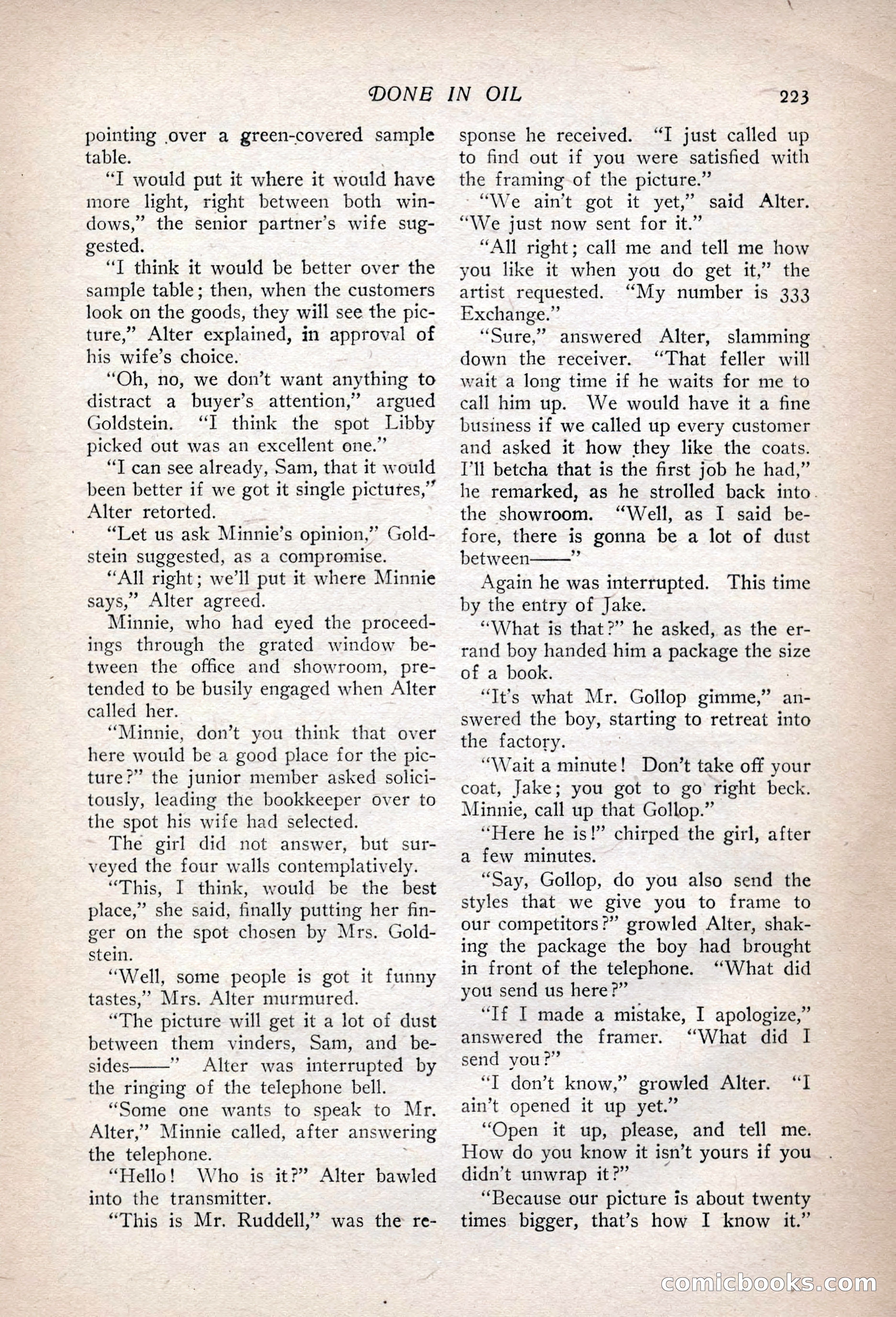 The Popular Magazine, Vol. 35, No. 6 — page 233 of 252