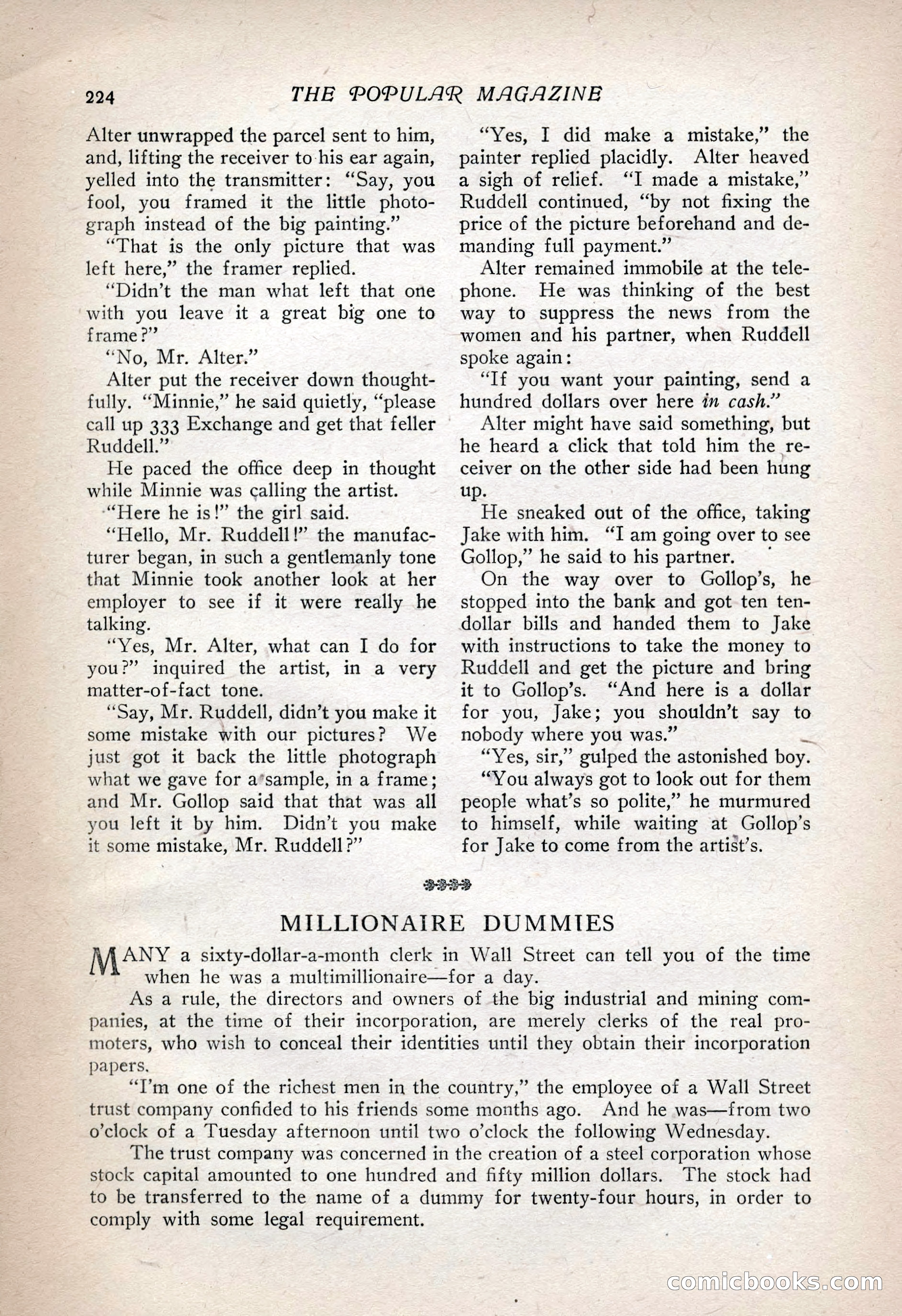 The Popular Magazine, Vol. 35, No. 6 — page 234 of 252