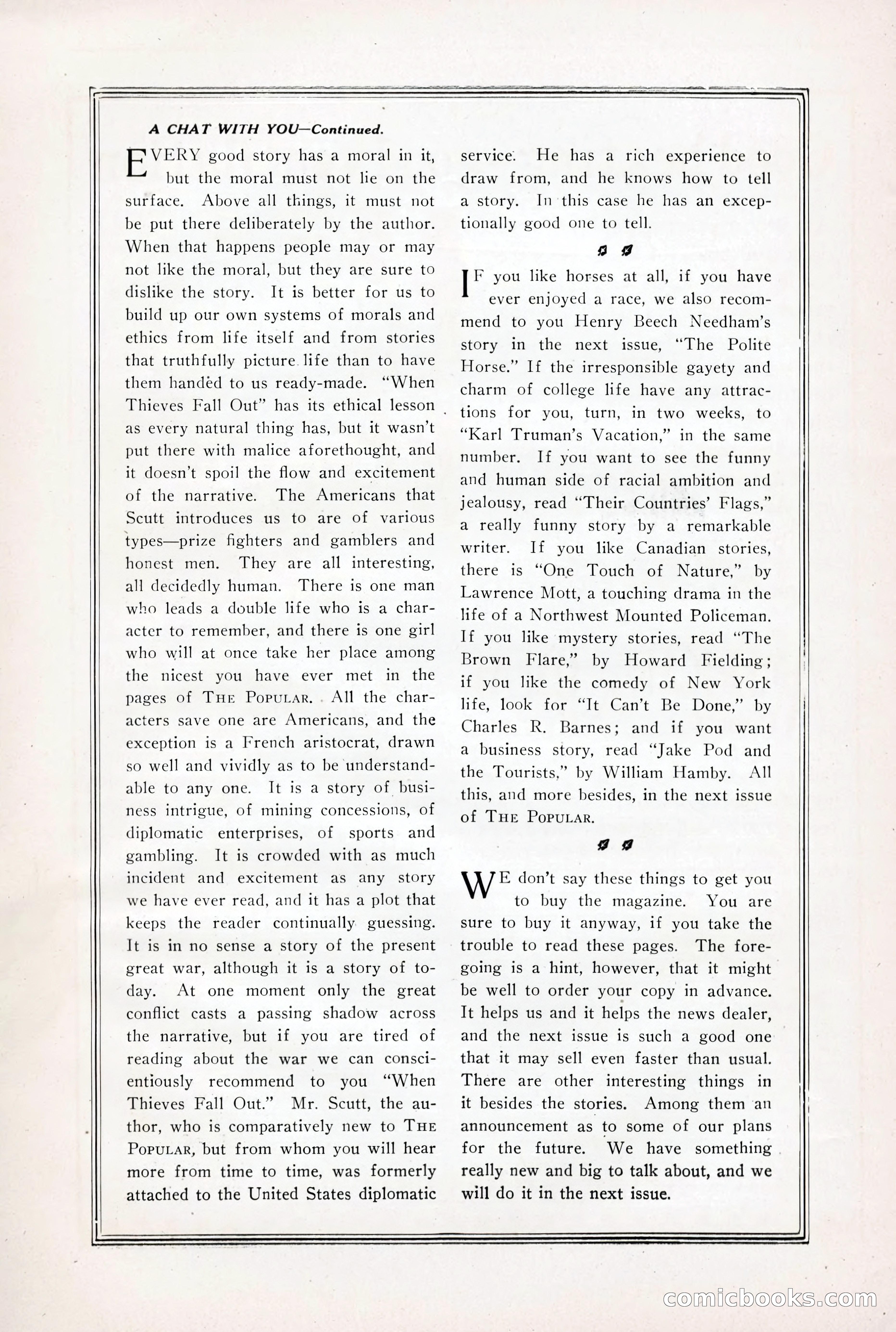 The Popular Magazine, Vol. 35, No. 6 — page 236 of 252
