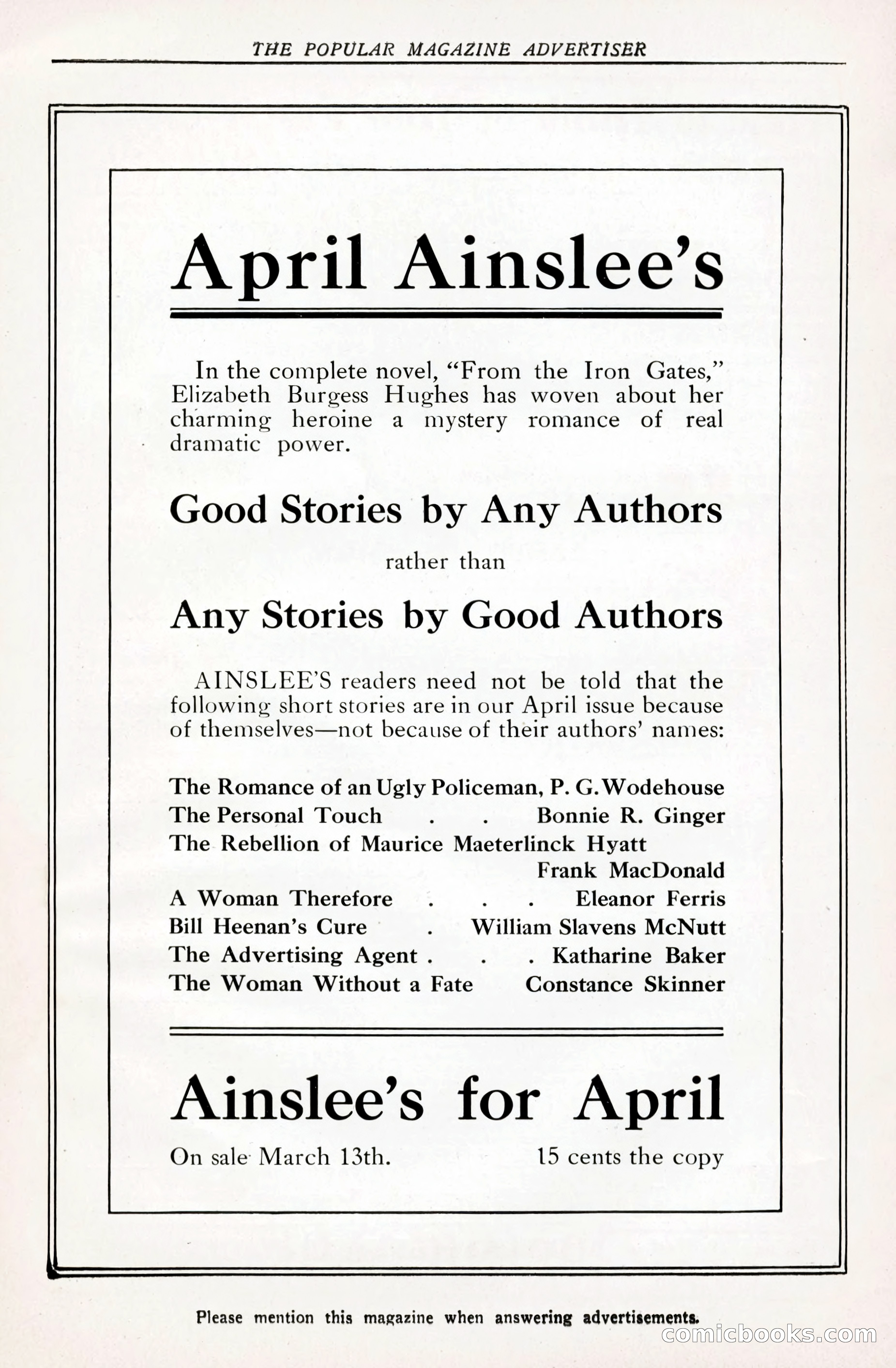 The Popular Magazine, Vol. 35, No. 6 — page 238 of 252