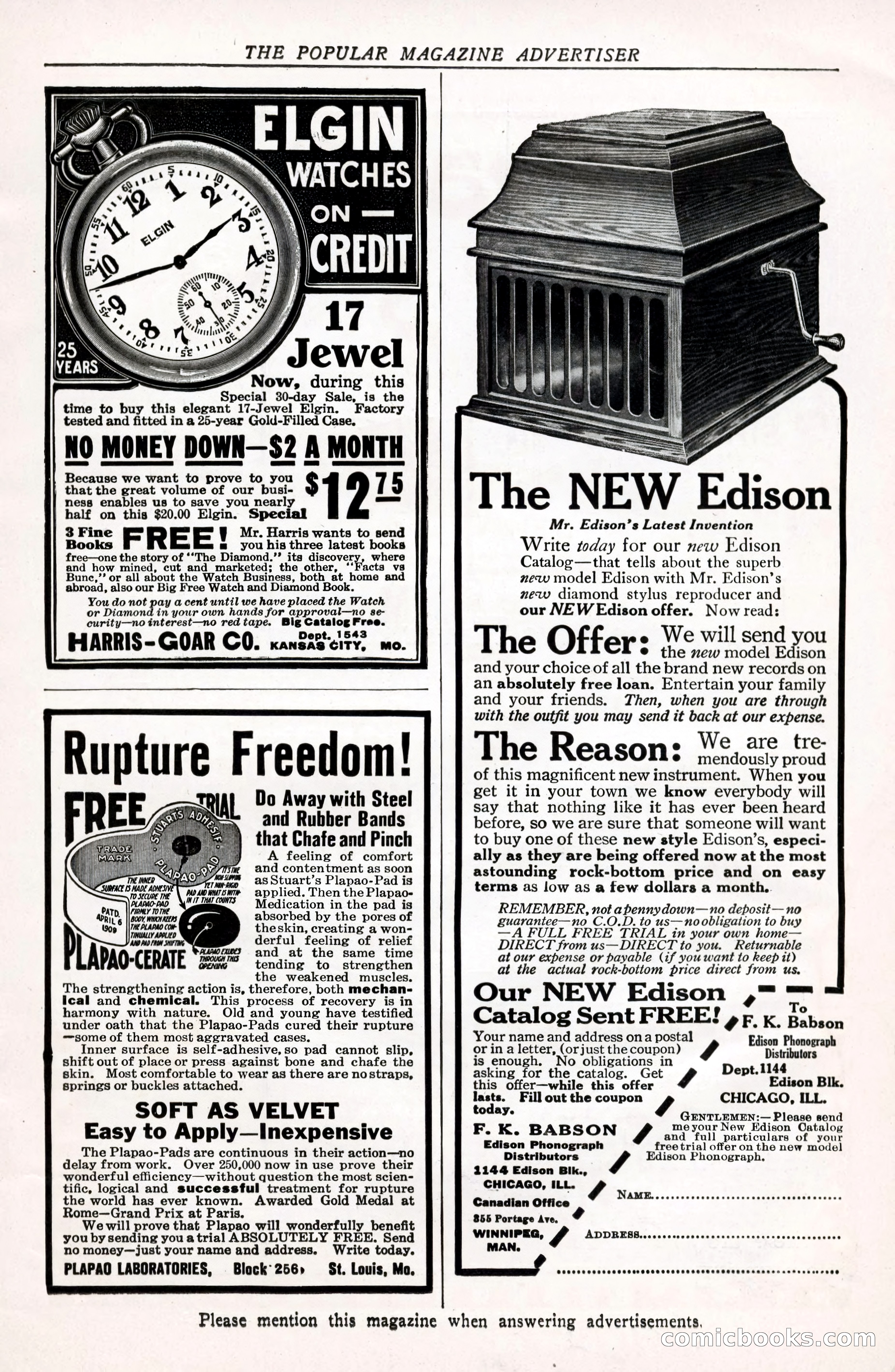 The Popular Magazine, Vol. 35, No. 6 — page 249 of 252