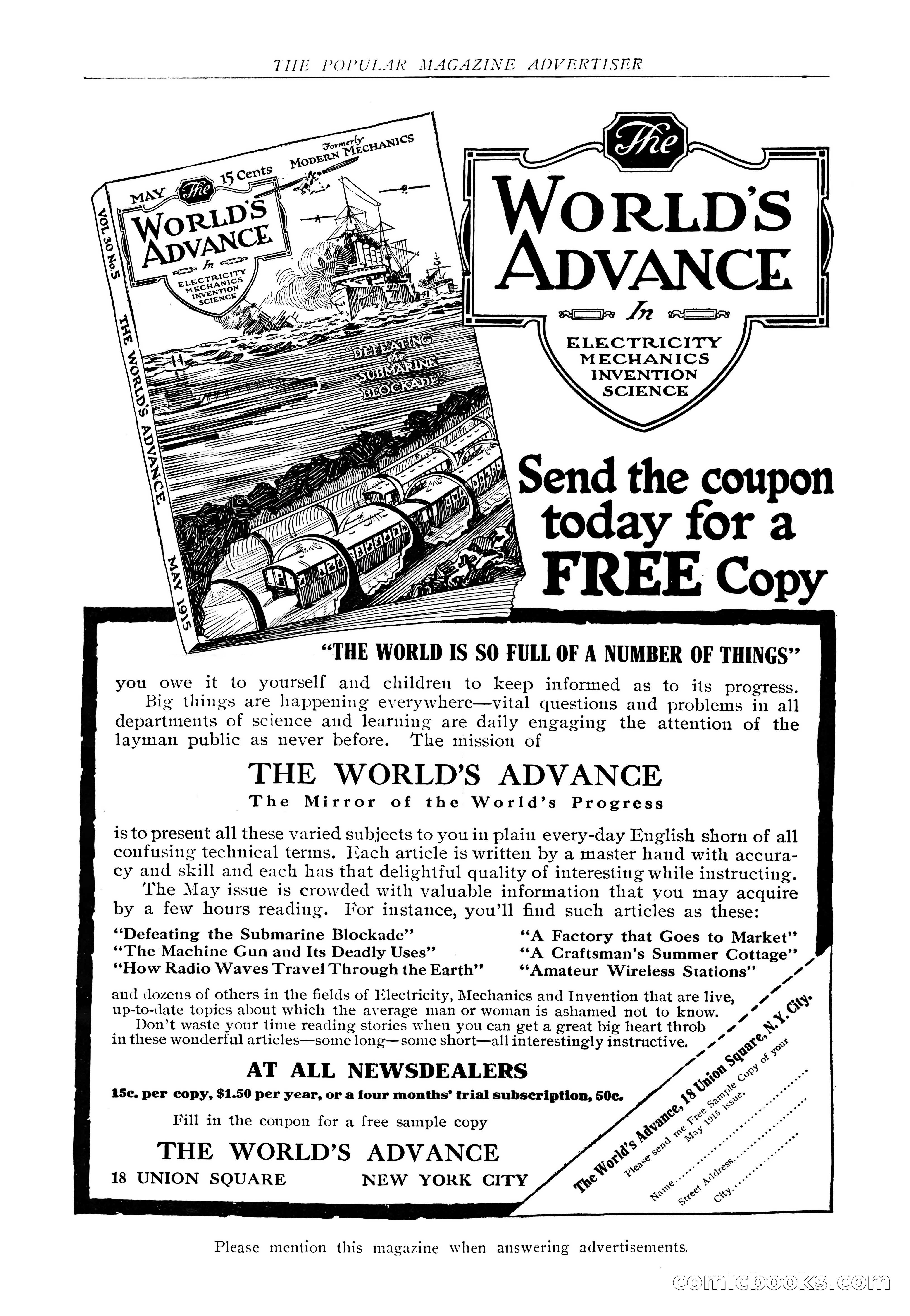 The Popular Magazine, Vol. 36, No. 4 — page 3 of 238