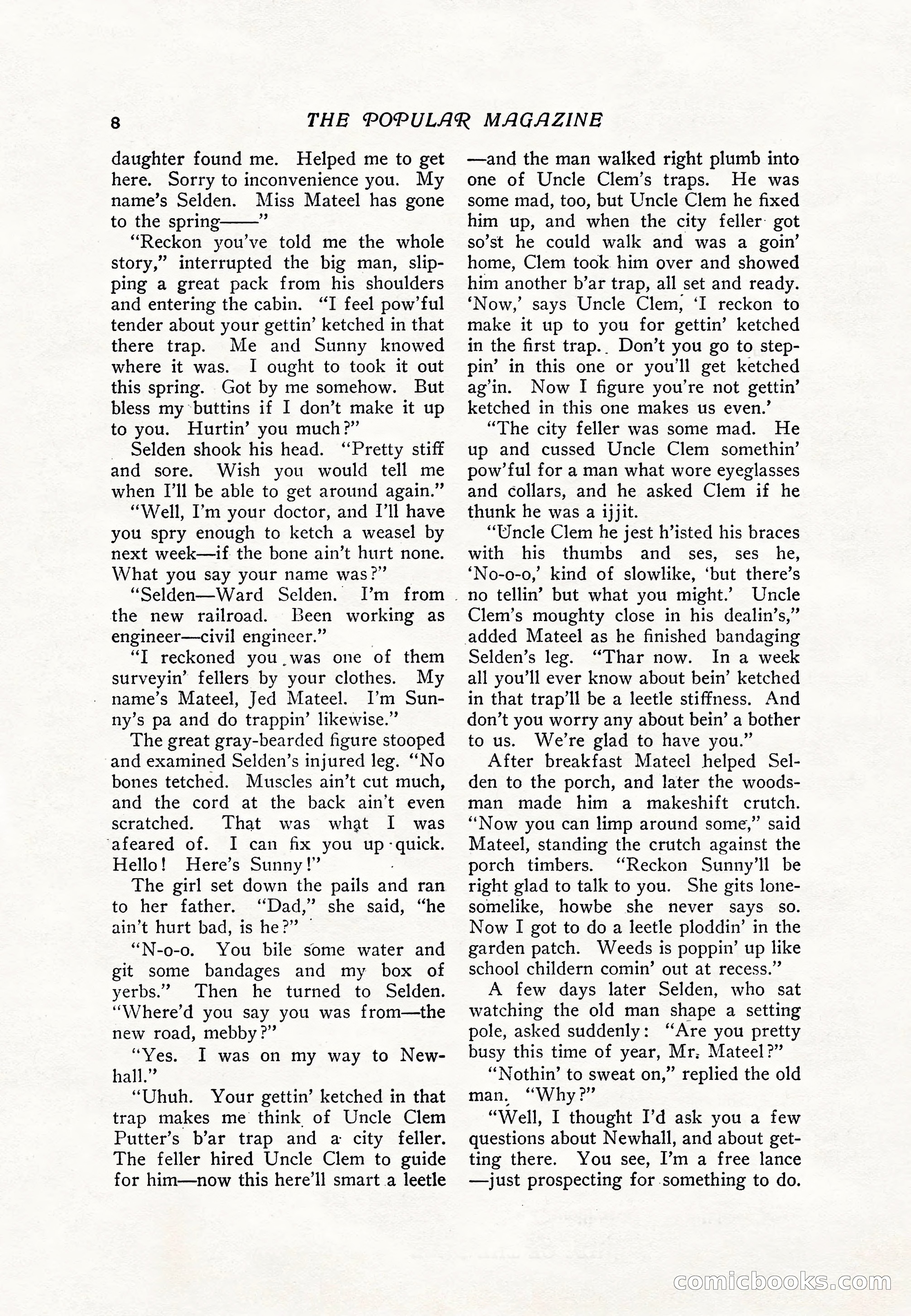 The Popular Magazine, Vol. 36, No. 4 — page 20 of 238